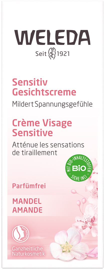 WELEDA AMANDE crème visage sensitive tb30 ml