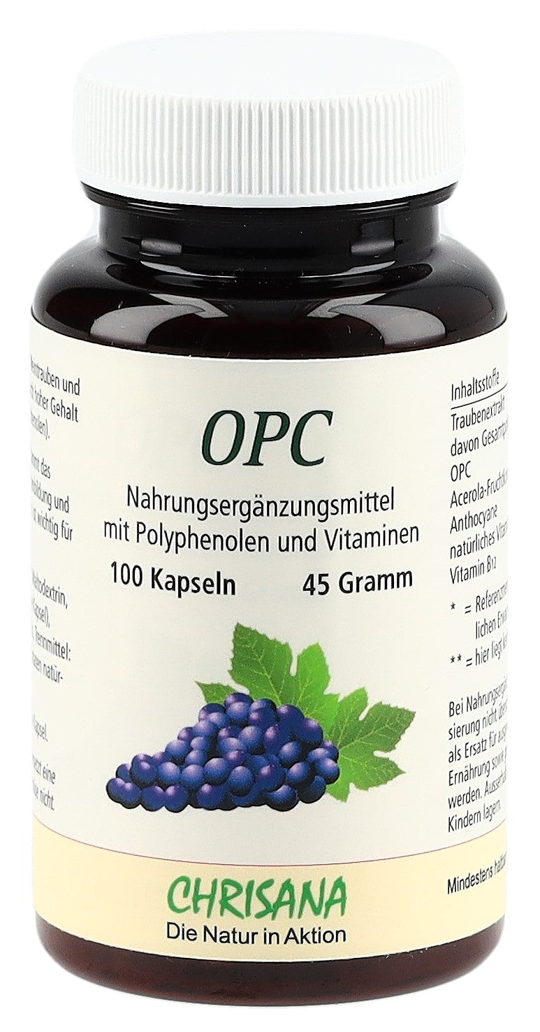 CHRISANA OPC 100 Capsules Antioxydant Puissant | Boîte 100 Pièces