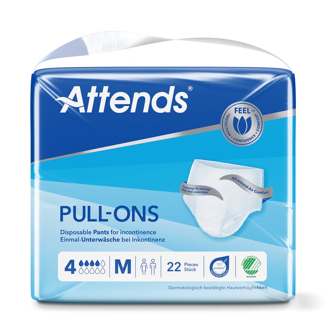 ATTENDS Pull-Ons Taille M Lot de 22 | Confort et Protection Discrète