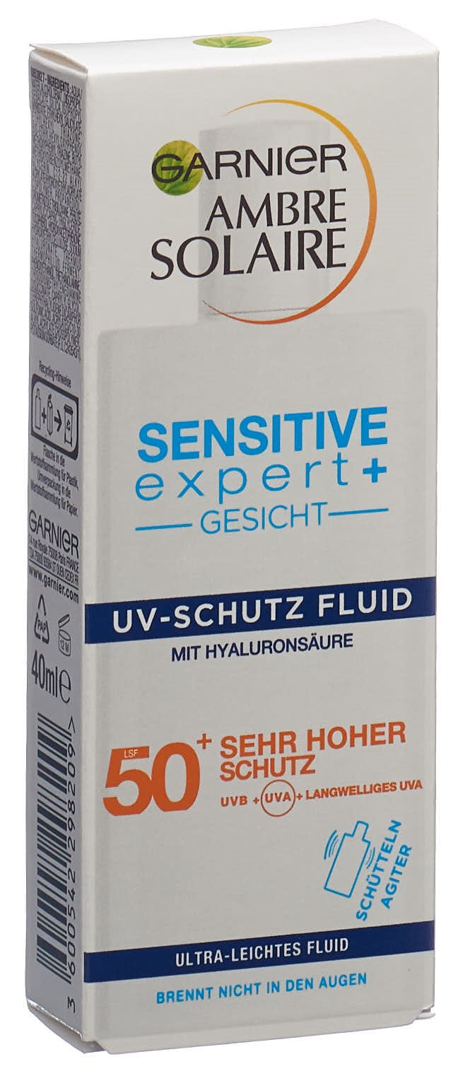 AMBRE SOLAIRE Sens Expert+ Fluide Protection Solaire FPS50+ 40 ml