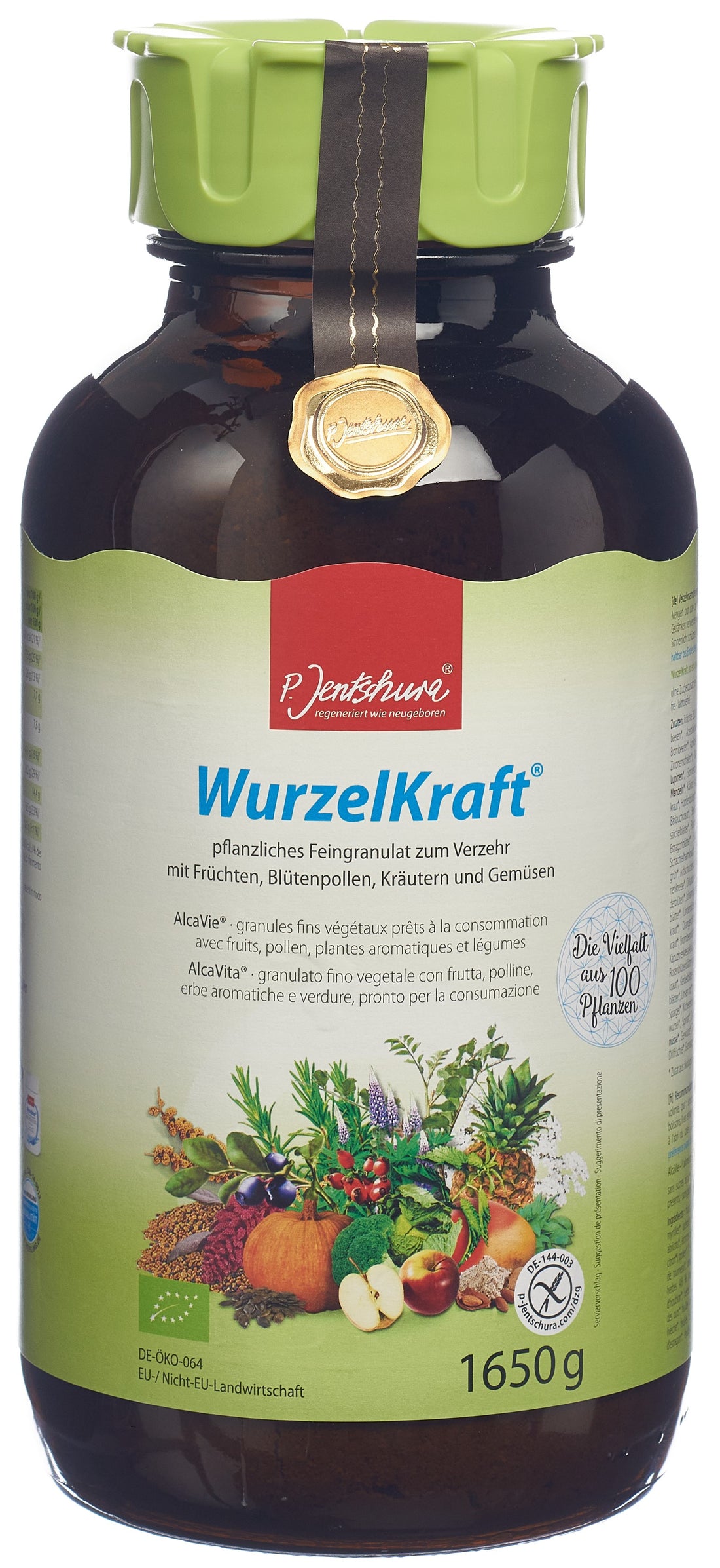 Jentschura AlcaVie Granulés Fins Bio 1650 g | Équilibre Acido-Basique
