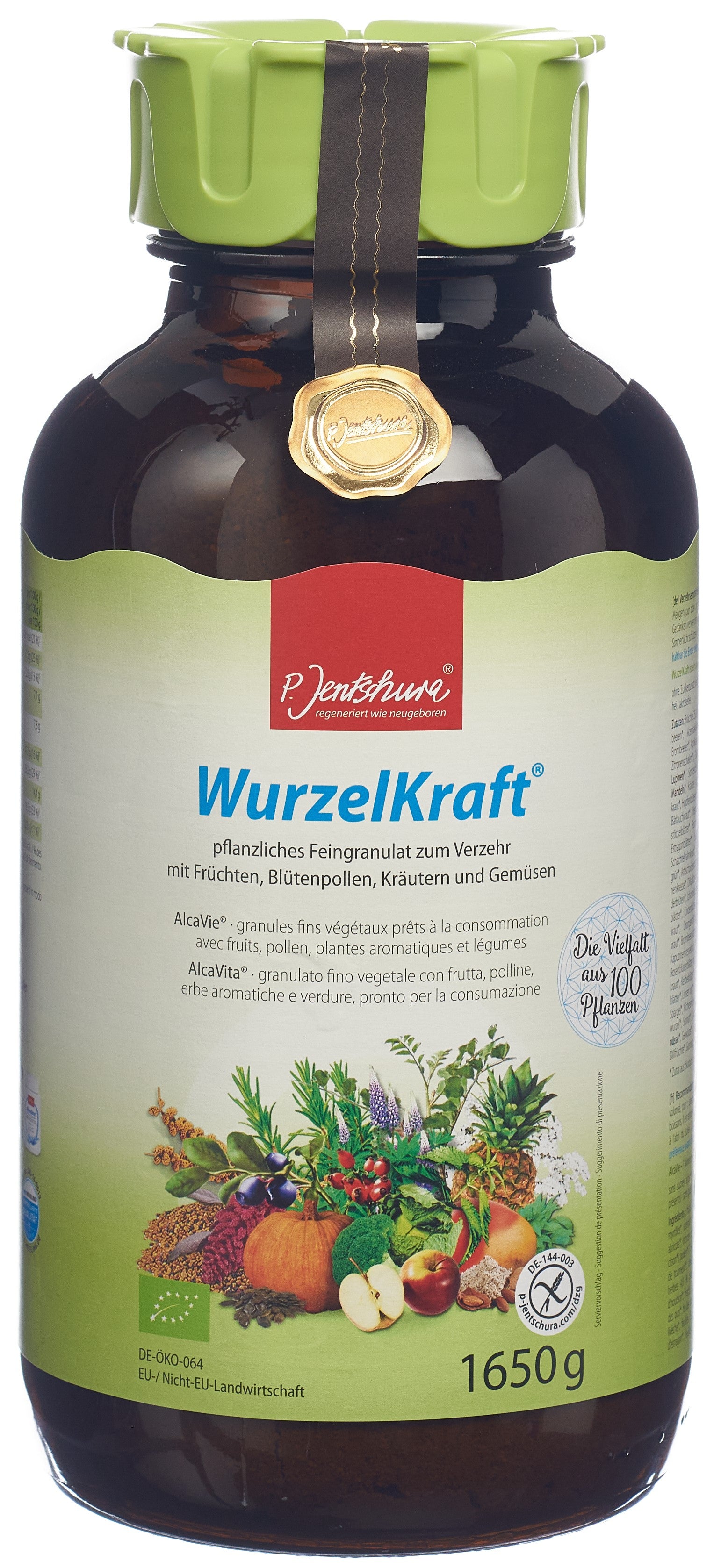 Jentschura AlcaVie Granulés Fins Bio 1650 g | Équilibre Acido-Basique