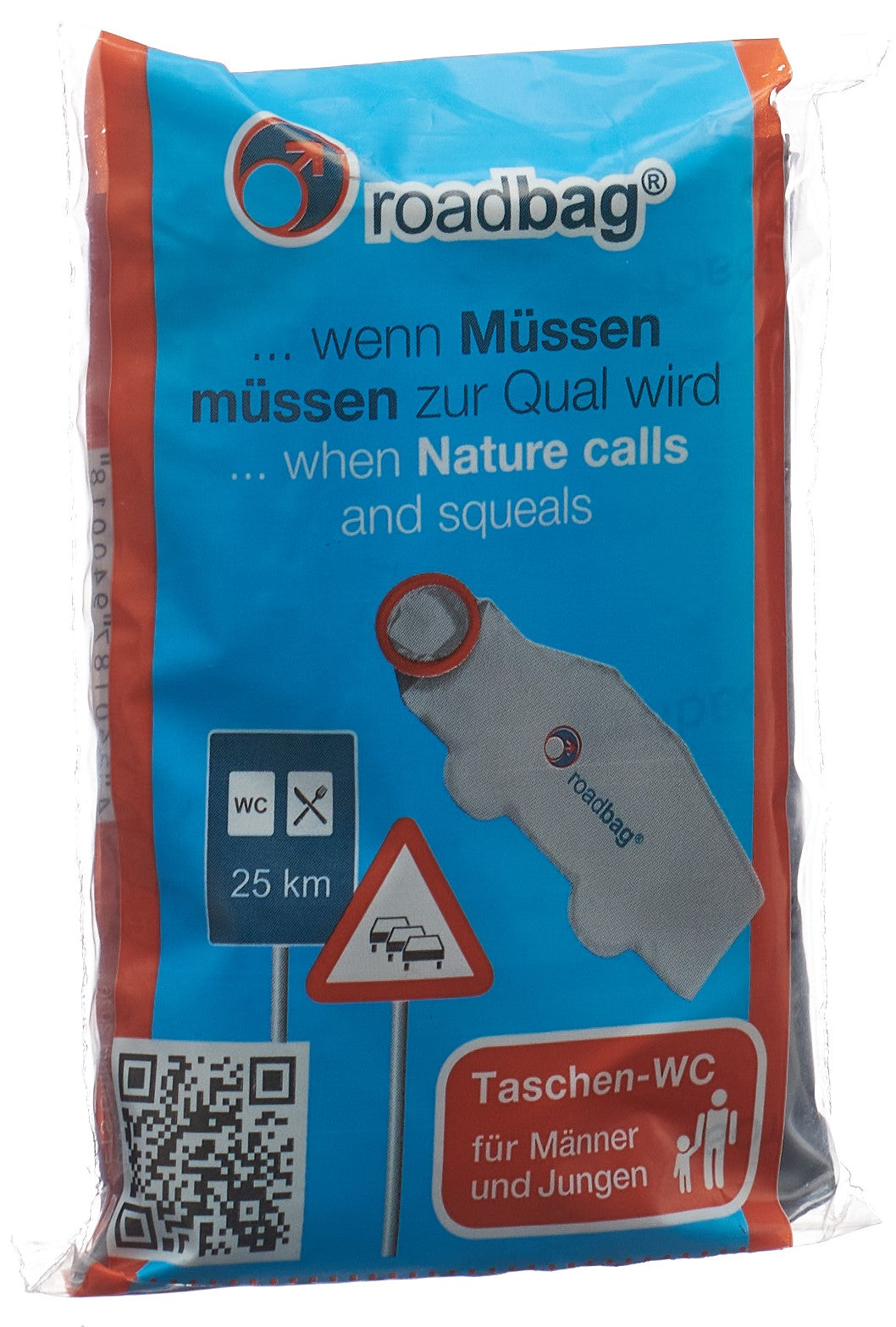 ROADBAG Urinoir Poche Jetable Homme 700ml Confort &amp; Discrétion | Dispositif Médical