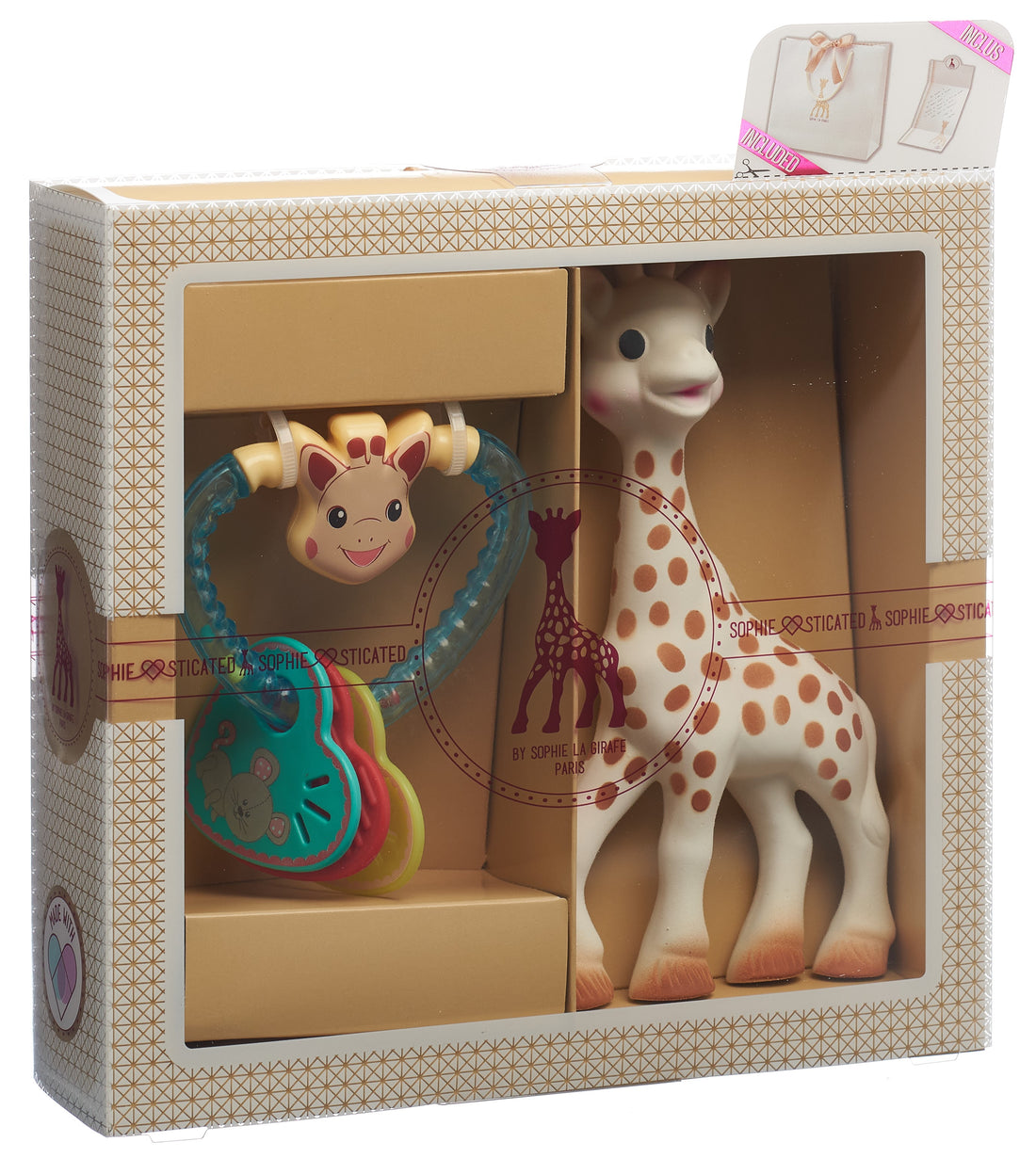 Sophie la Girafe Coffret Création Classique 3 Pièces | Cadeau Bébé Idéal