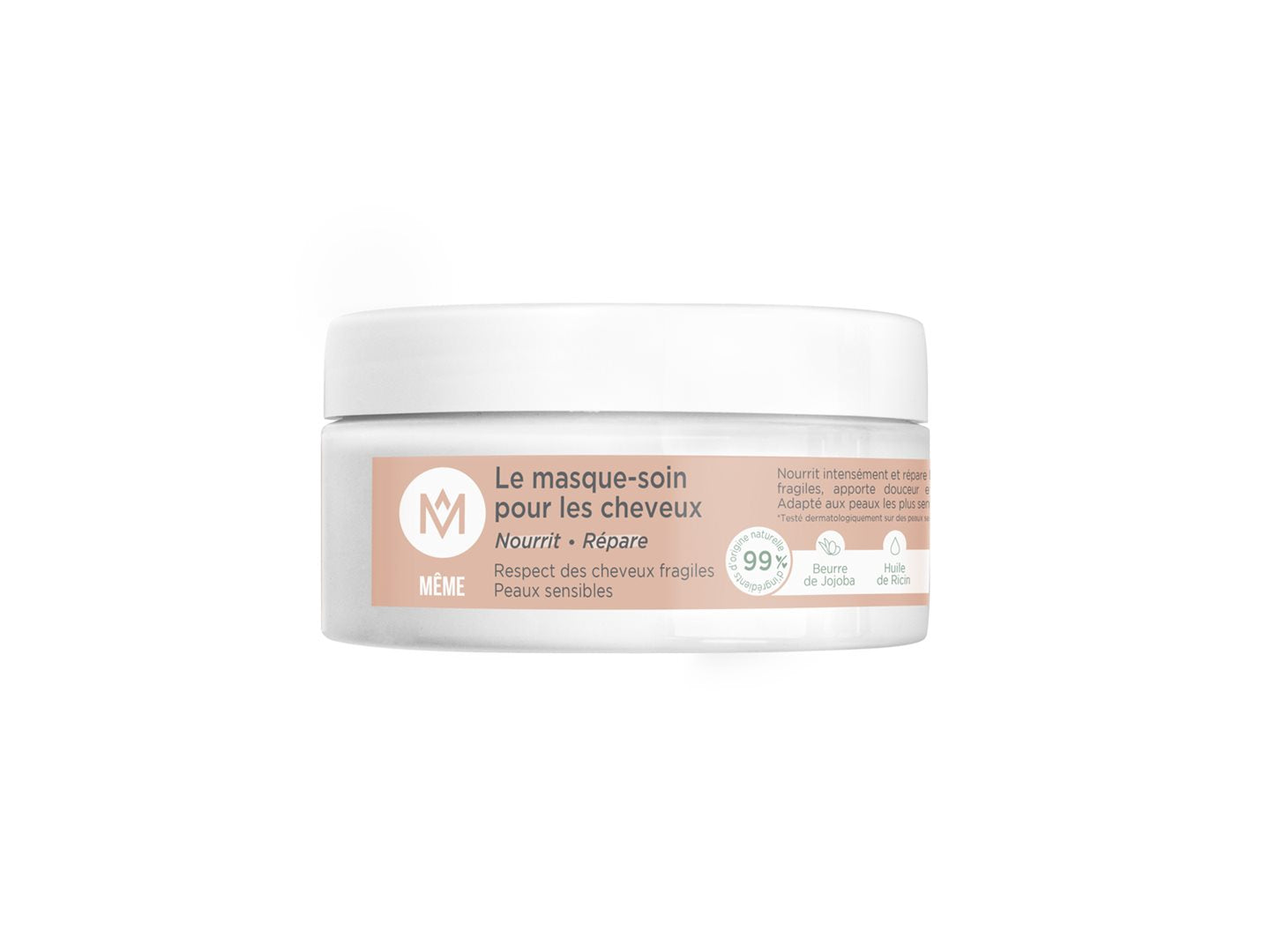 MEME Masque Soin Cheveux Réparateur Intense | Pot 200 ml