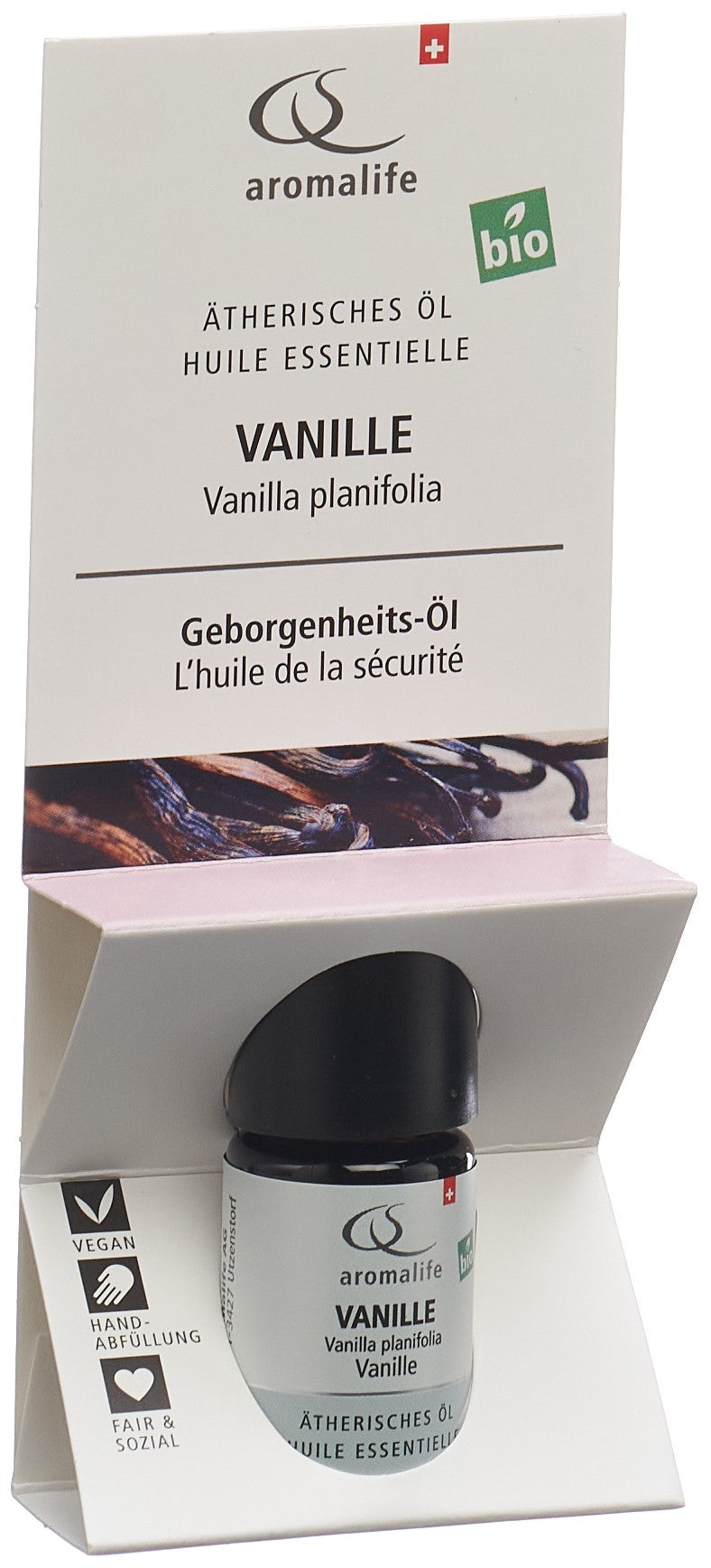 AROMALIFE Huile Essentielle Vanille Bio 5 ml | Relaxante