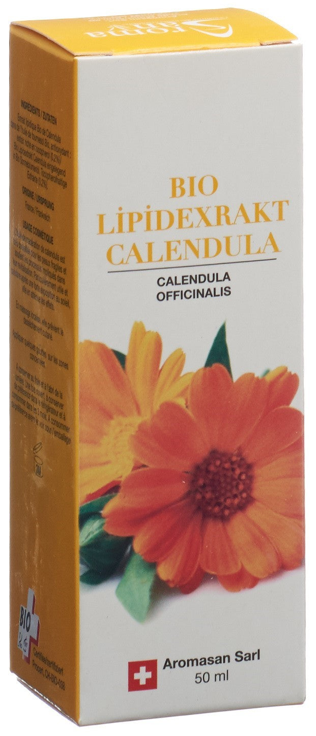 AROMASAN Huile Calendula Bio 50 ml | Soin Apaisant Peau Irritée