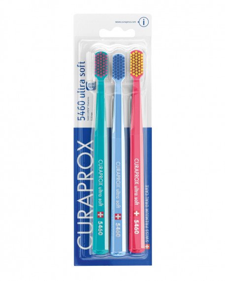 CURAPROX CS 5460 Brosse à Dents Ultrasoft Lot de 3 | Soin Buccal Premium