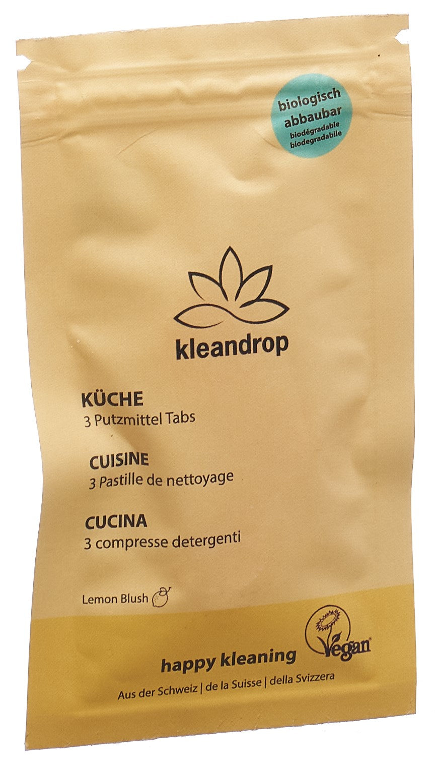 KLEANDROP Nettoyant Cuisine Désinfectant | Lot 3 Pièces