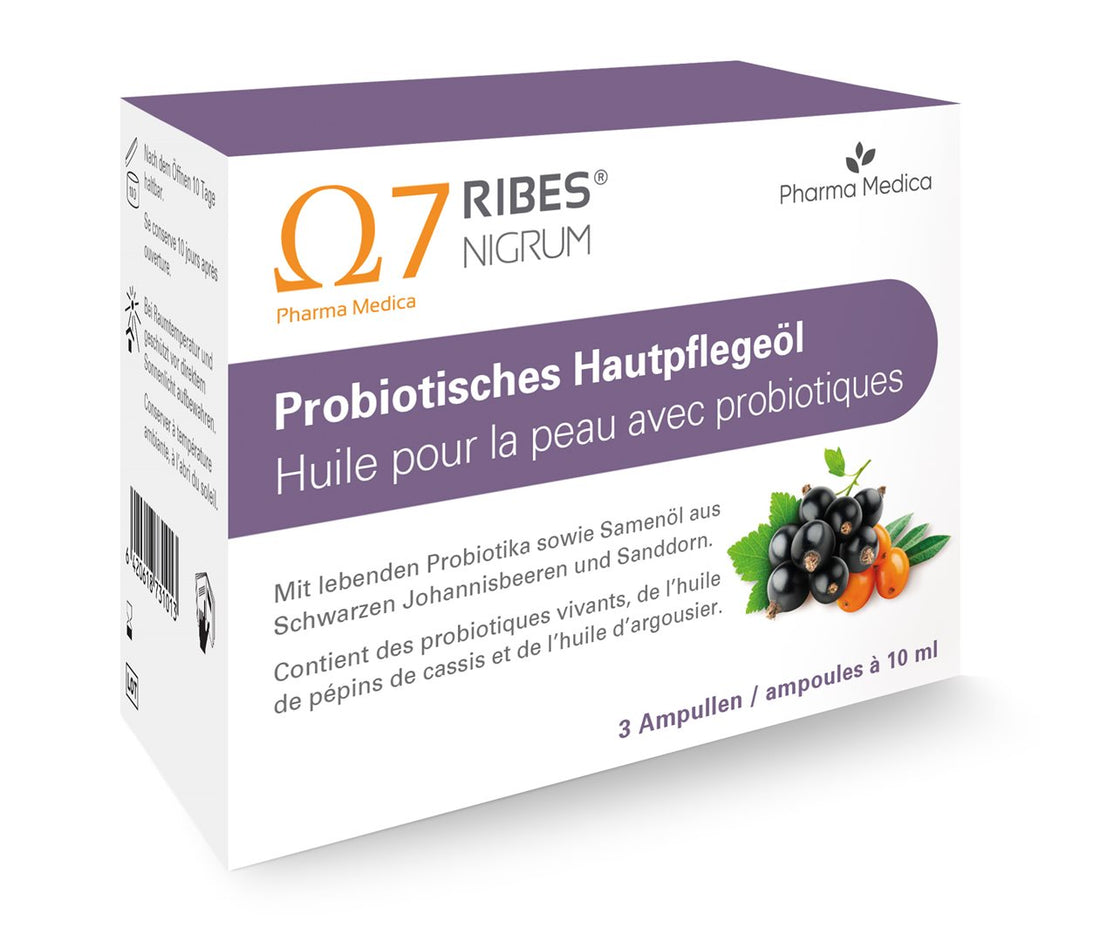 RIBES NIGRUM Huile Soin Probiotique Peau 3 Ampoules Bio