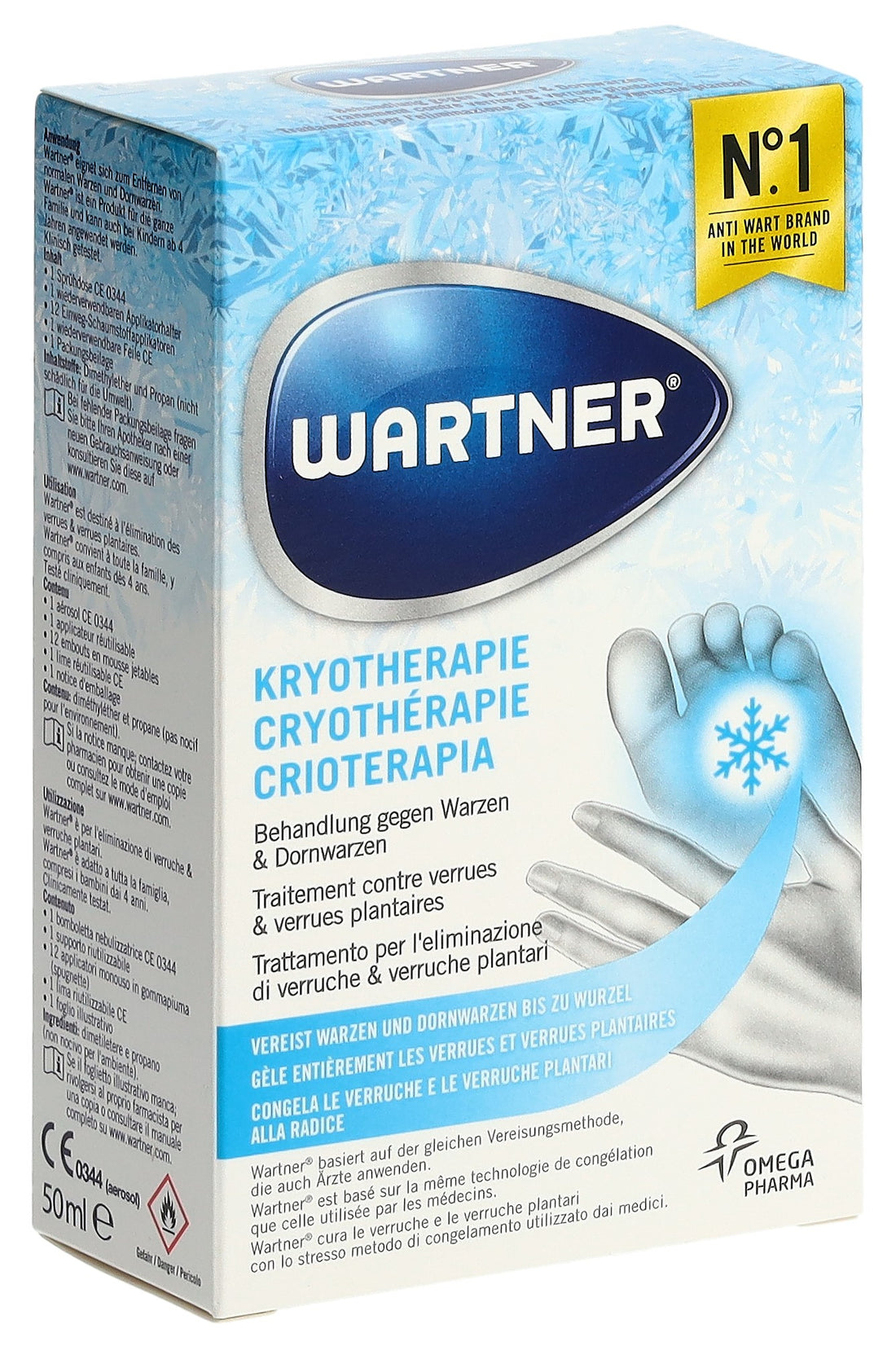 WARTNER cryothérapie verrues verr plan spr 50 ml