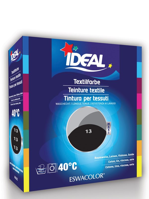 IDEAL MAXI Coton Color Noir N°13 - Confort &amp; Absorption | Lot de 100
