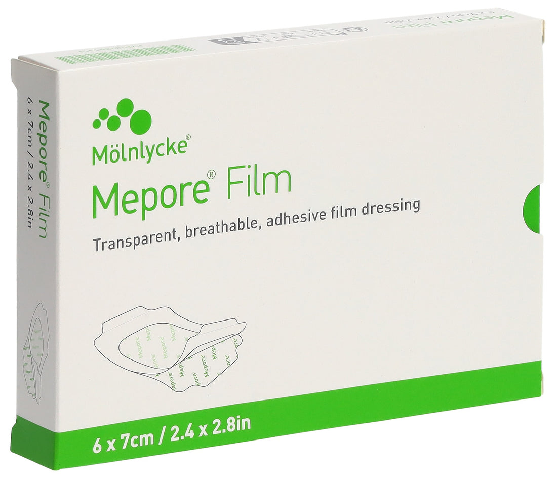 MEPORE FILM Pansement Film Adhésif 6x7cm - Soin Cicatrice | 10 Pièces