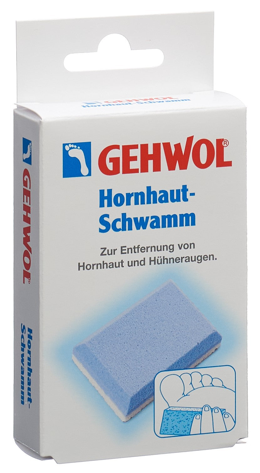 GEHWOL Éponge Anti-Callosités Douceur &amp; Soin Pieds | 1 Unité