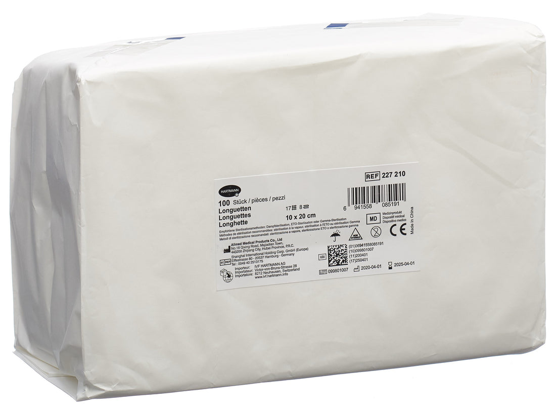 IVF Longuette T17 10x20cm 8 Couches 100 Pièces | Confort &amp; Absorption