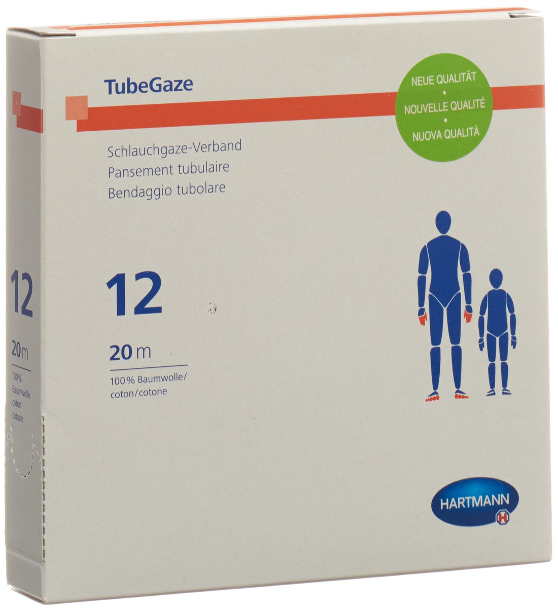 TUBEGAZE Pansement Tubulaire Elastique Confortable 20m N°12