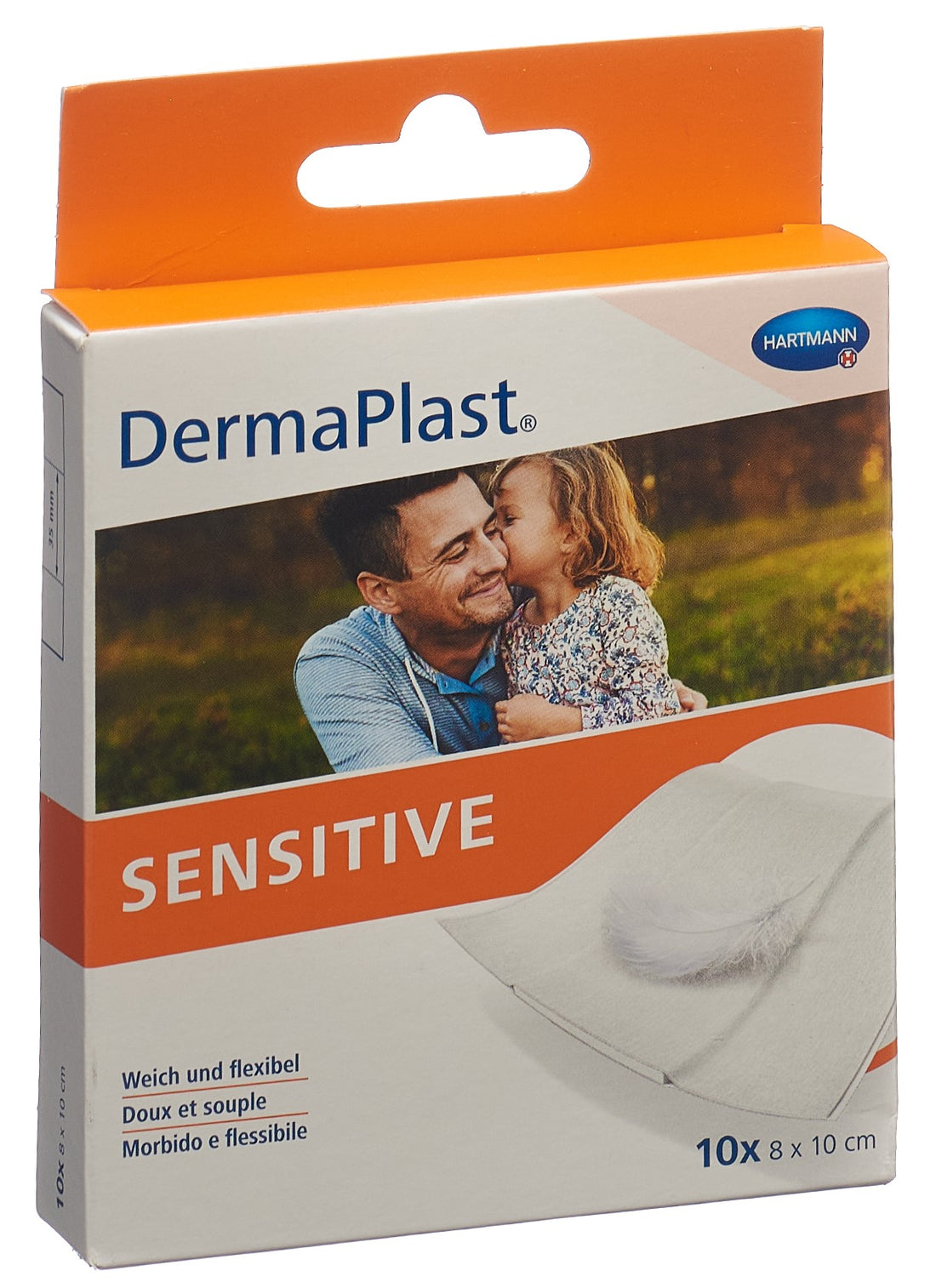 Dermaplast Sensitive Pansements Rapides 8 x 10 cm Lot de 10