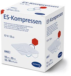 HARTMANN Compresses de gaze stériles 10x10cm | Lot de 100 pièces