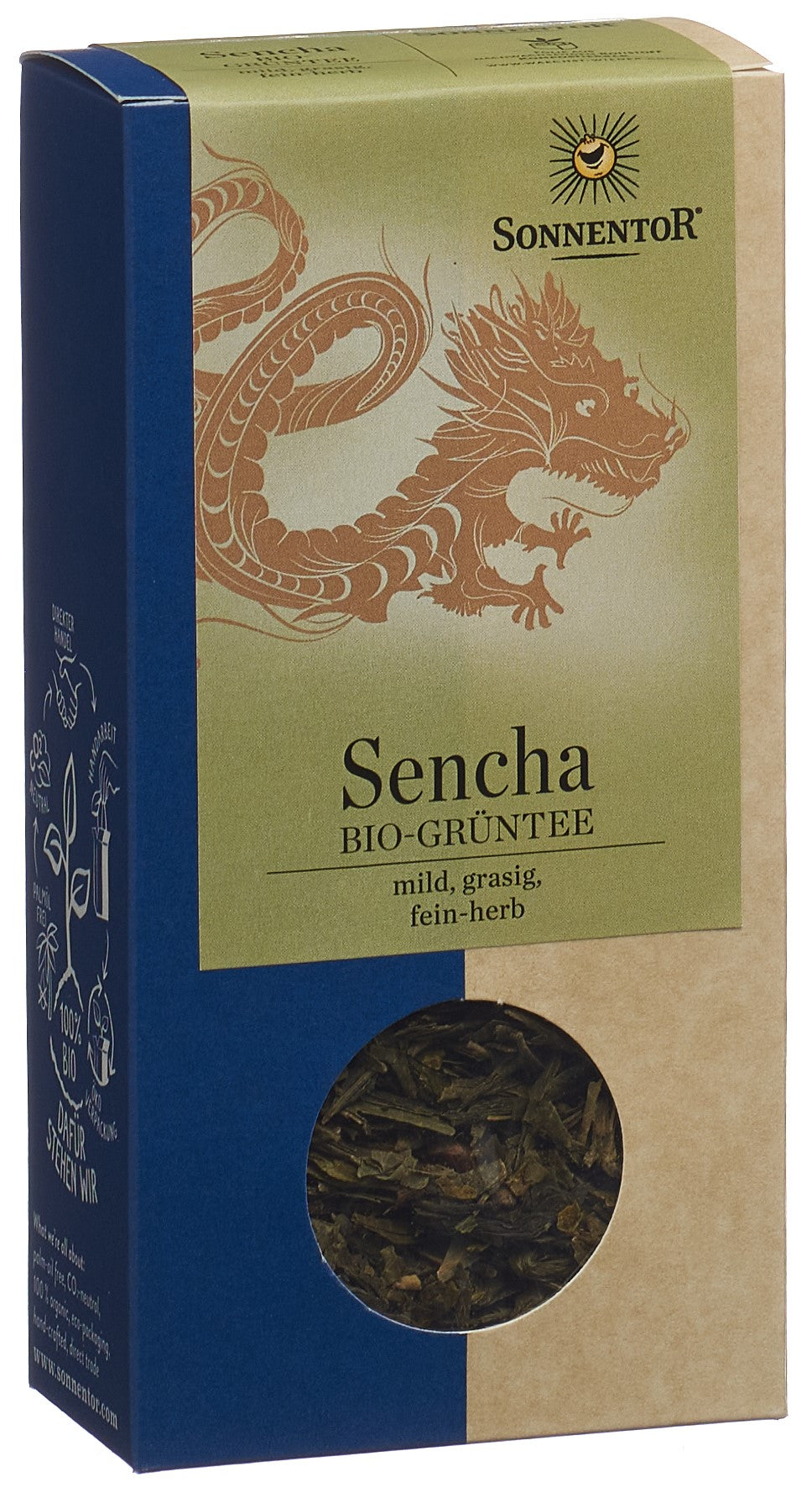 SONNENTOR Thé Vert Sencha BIO en Vrac 70 g | Bien-être &amp; Vitalité