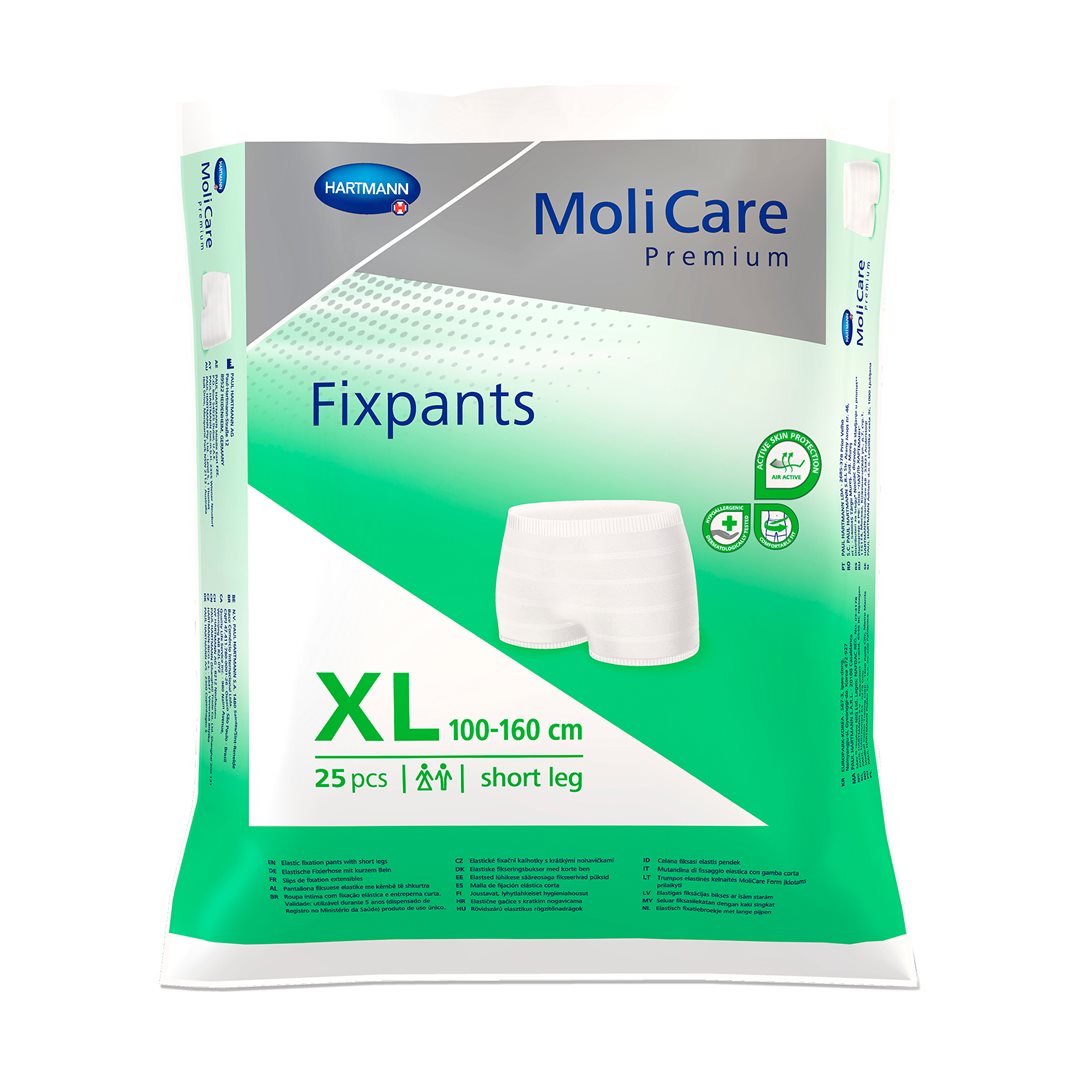 Molicare Premium Fixpants Shortleg XL 25 Pièces | Protection Discrète