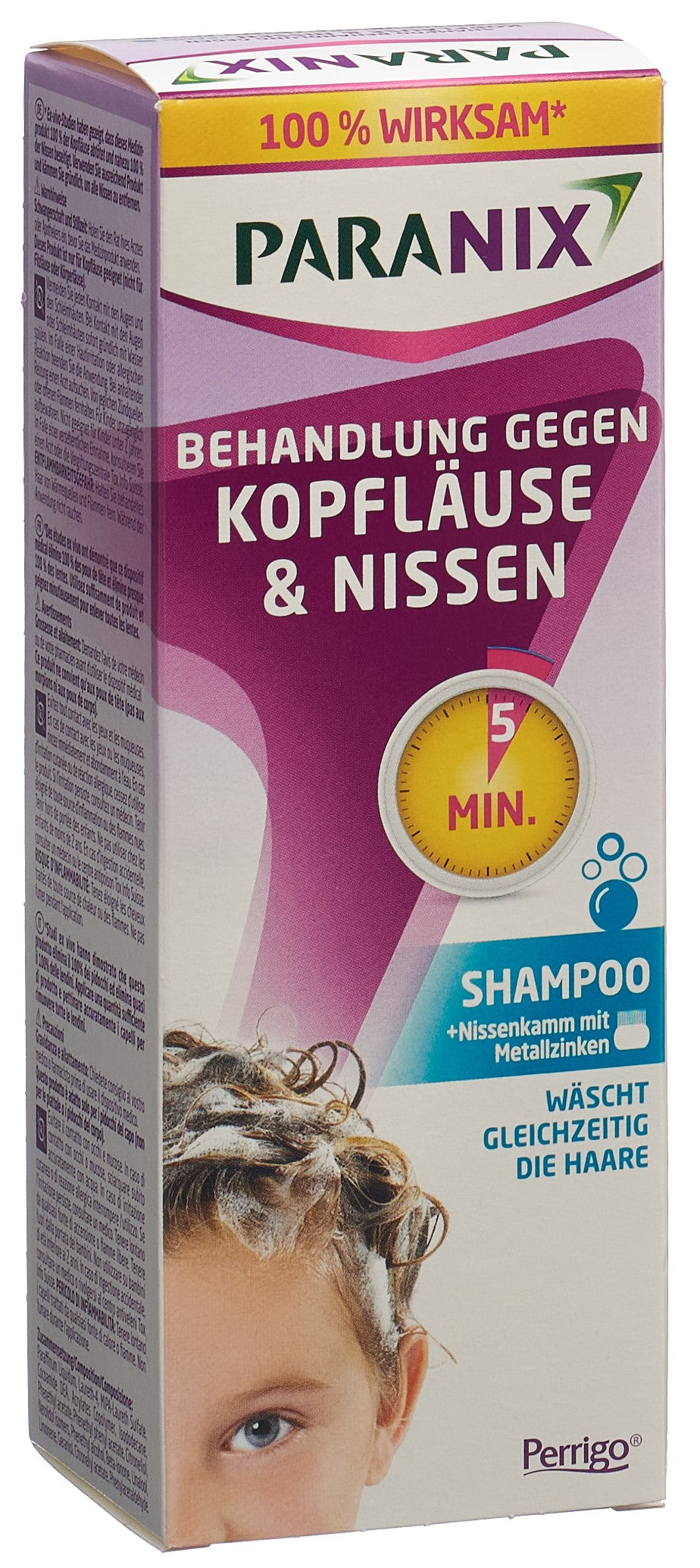 PARANIX Shampooing Anti-Poux 5 minutes | 200 ml + Peigne