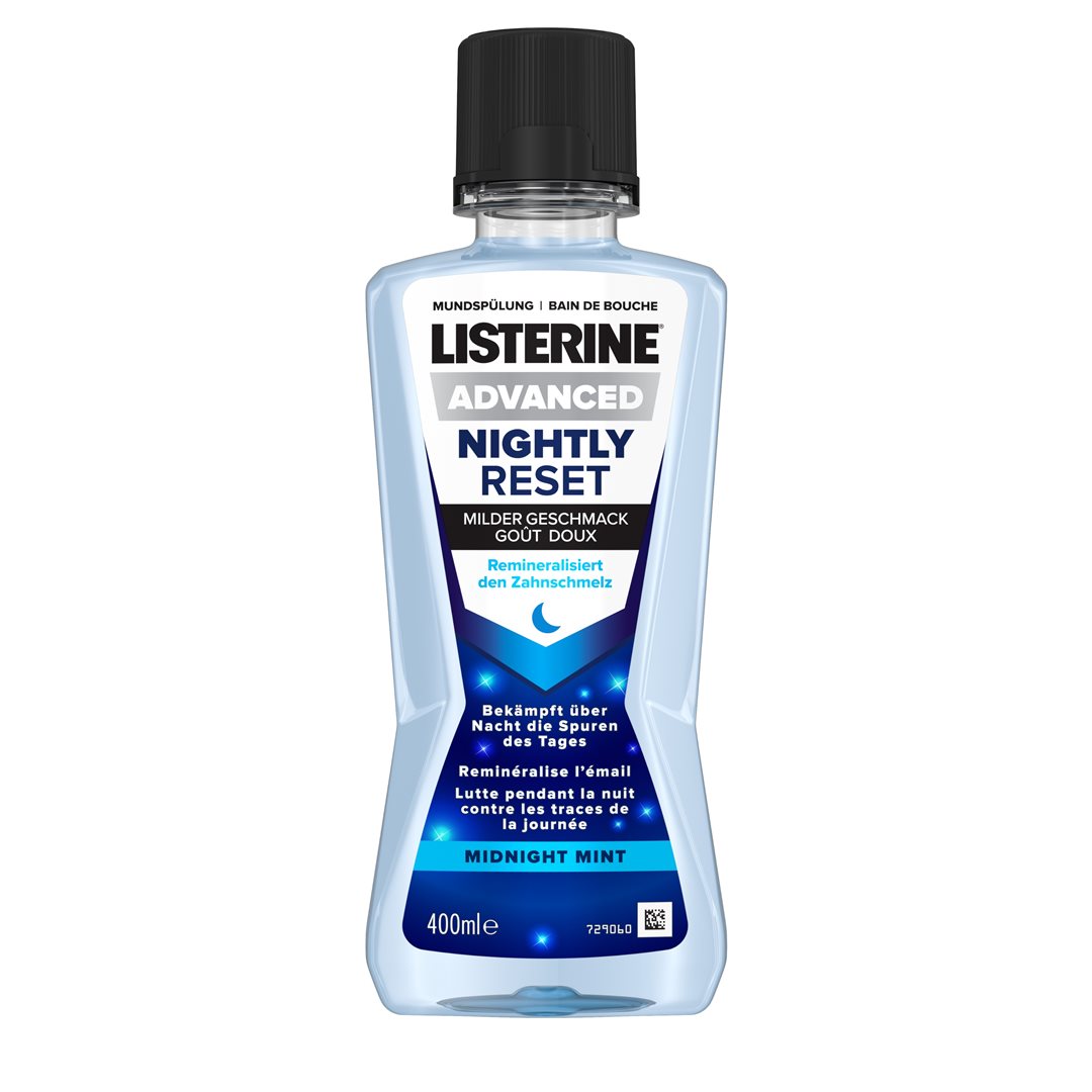 Listerine Nightly Reset Bain de Bouche Récupération Nocturne | 400 ml