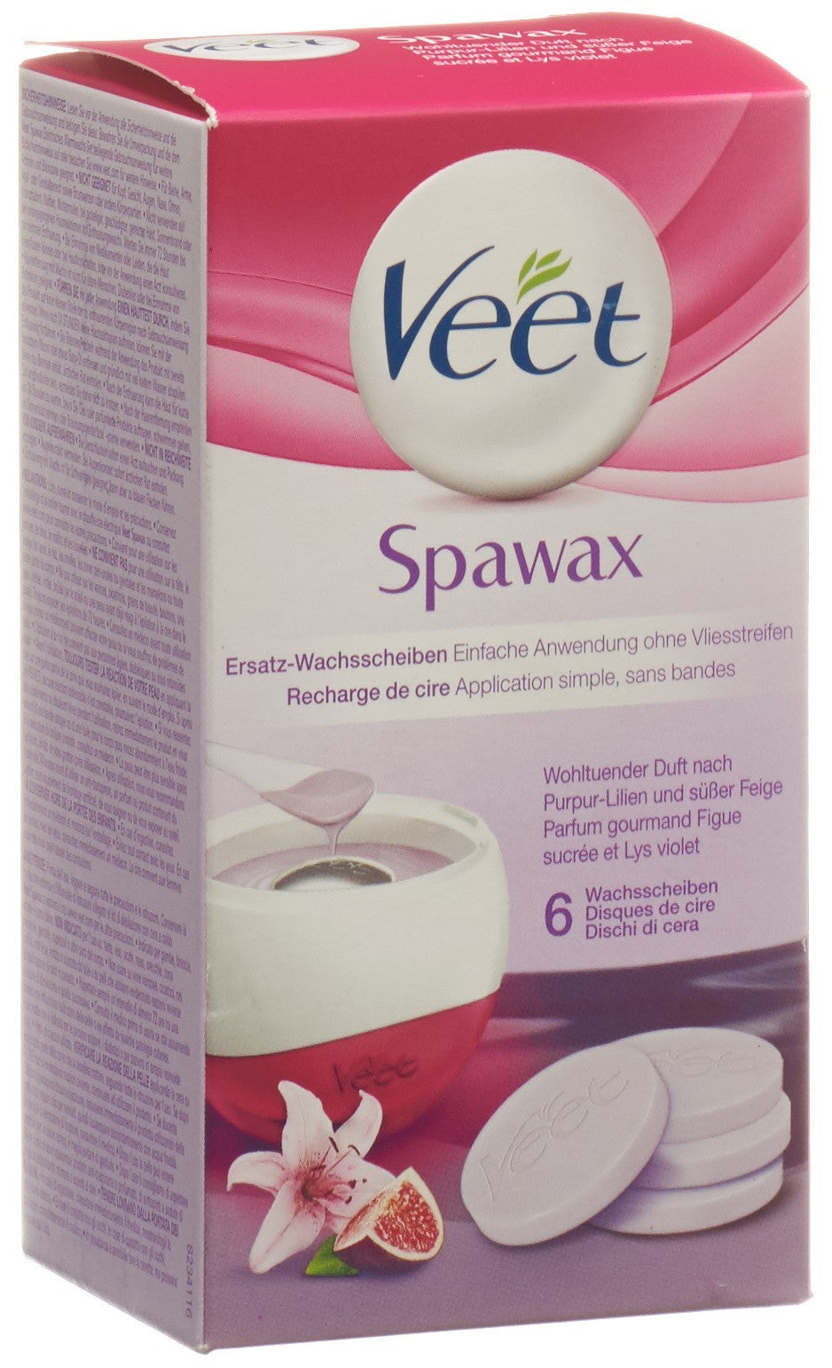 VEET Spawax recharge de cire 6 pce