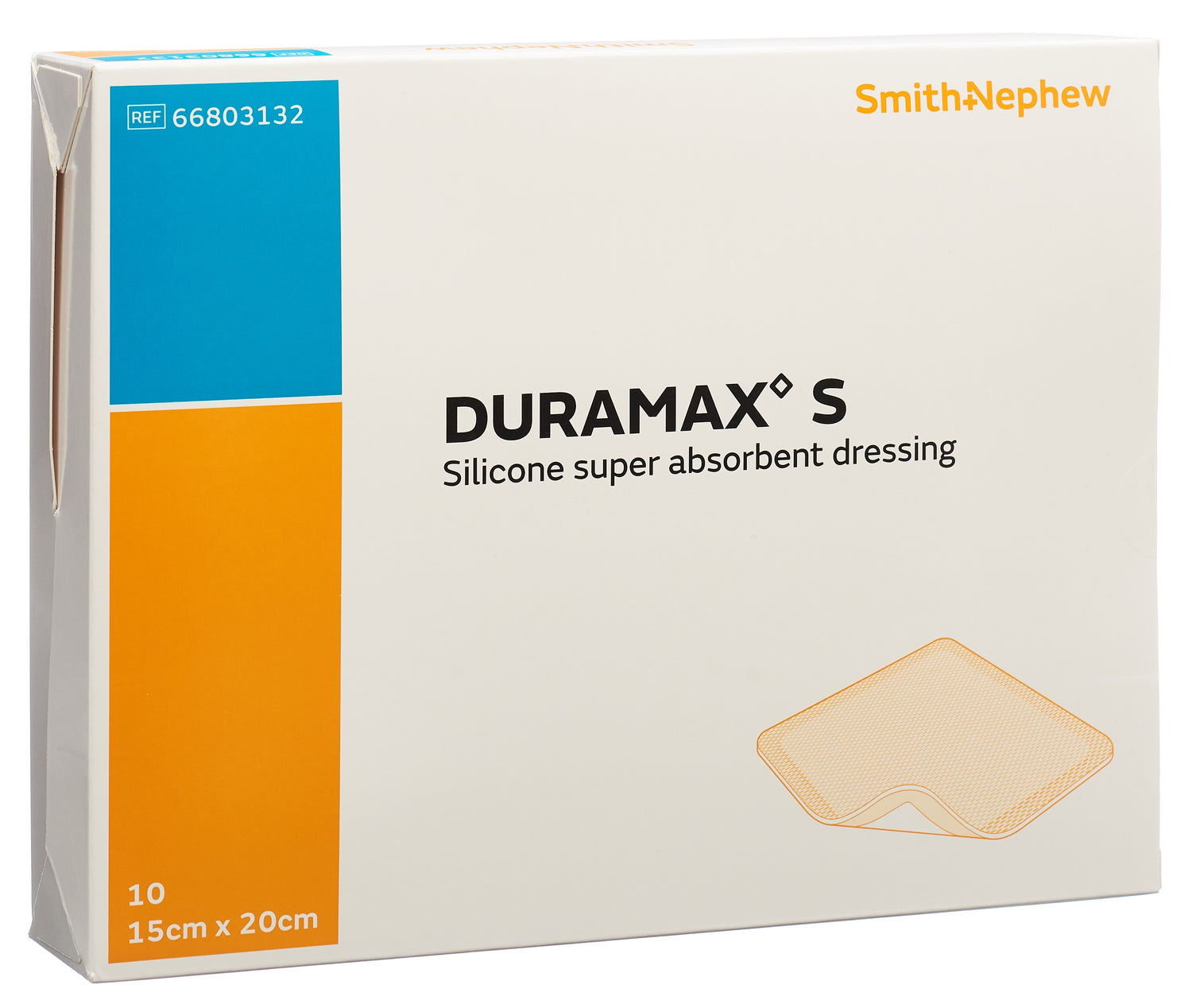 DURAMAX S Pansement Superabsorbant Silicone 15x20cm | Lot 10