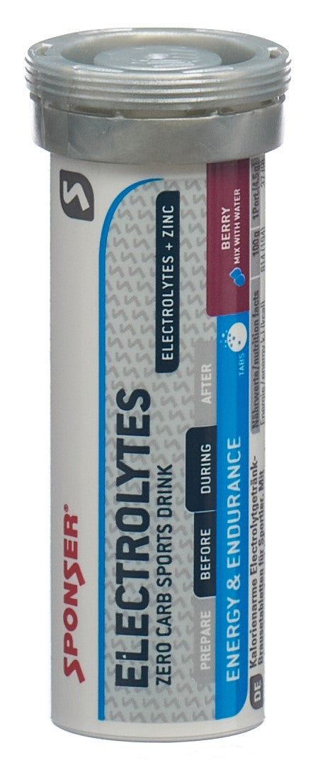 SPONSER Electrolytes Berry 10 comprimés hydratation | Performance