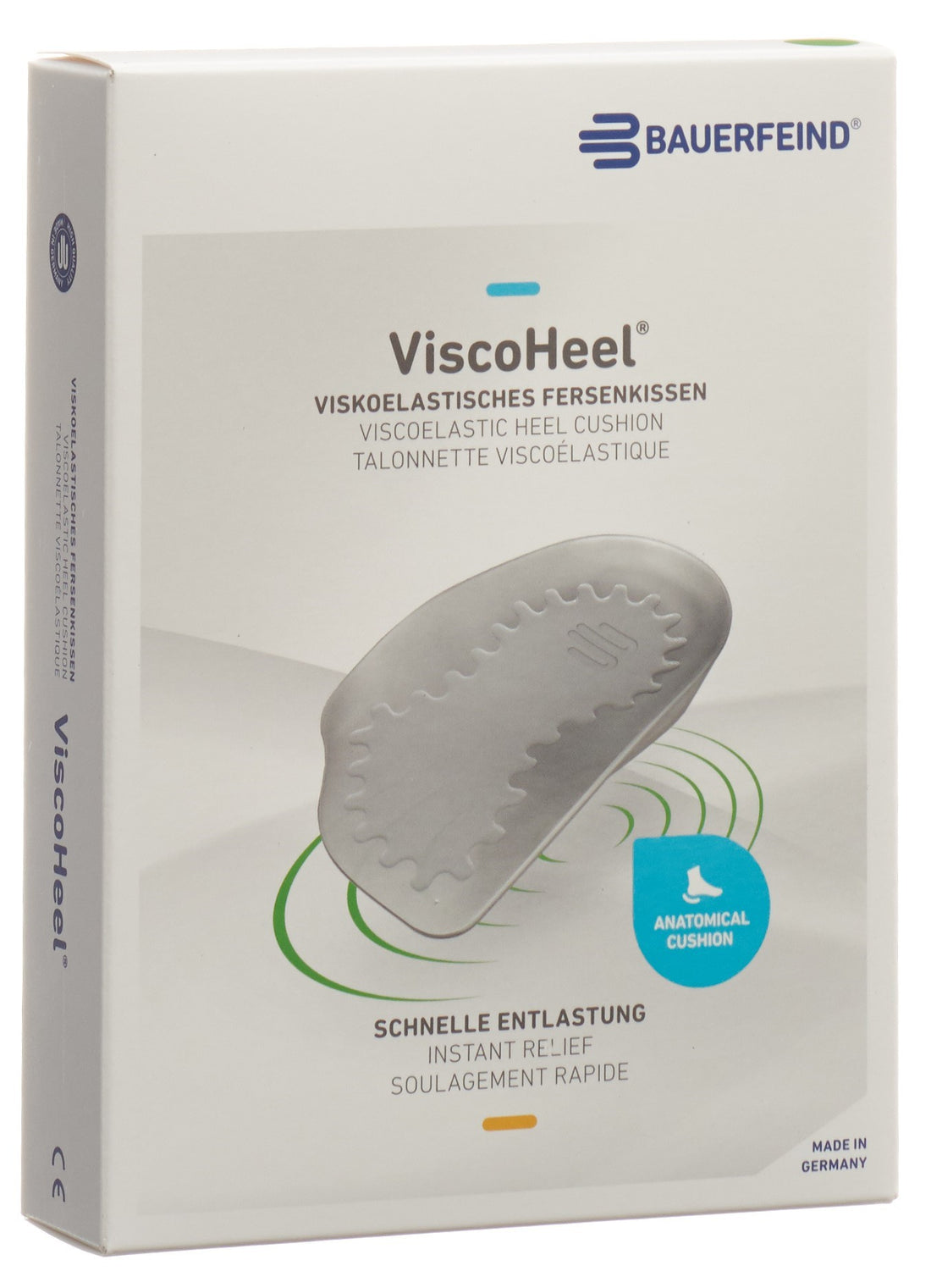 BAUERFEIND ViscoHeel Talonnettes Confort &amp; Soutien | 1 Paire Taille 4