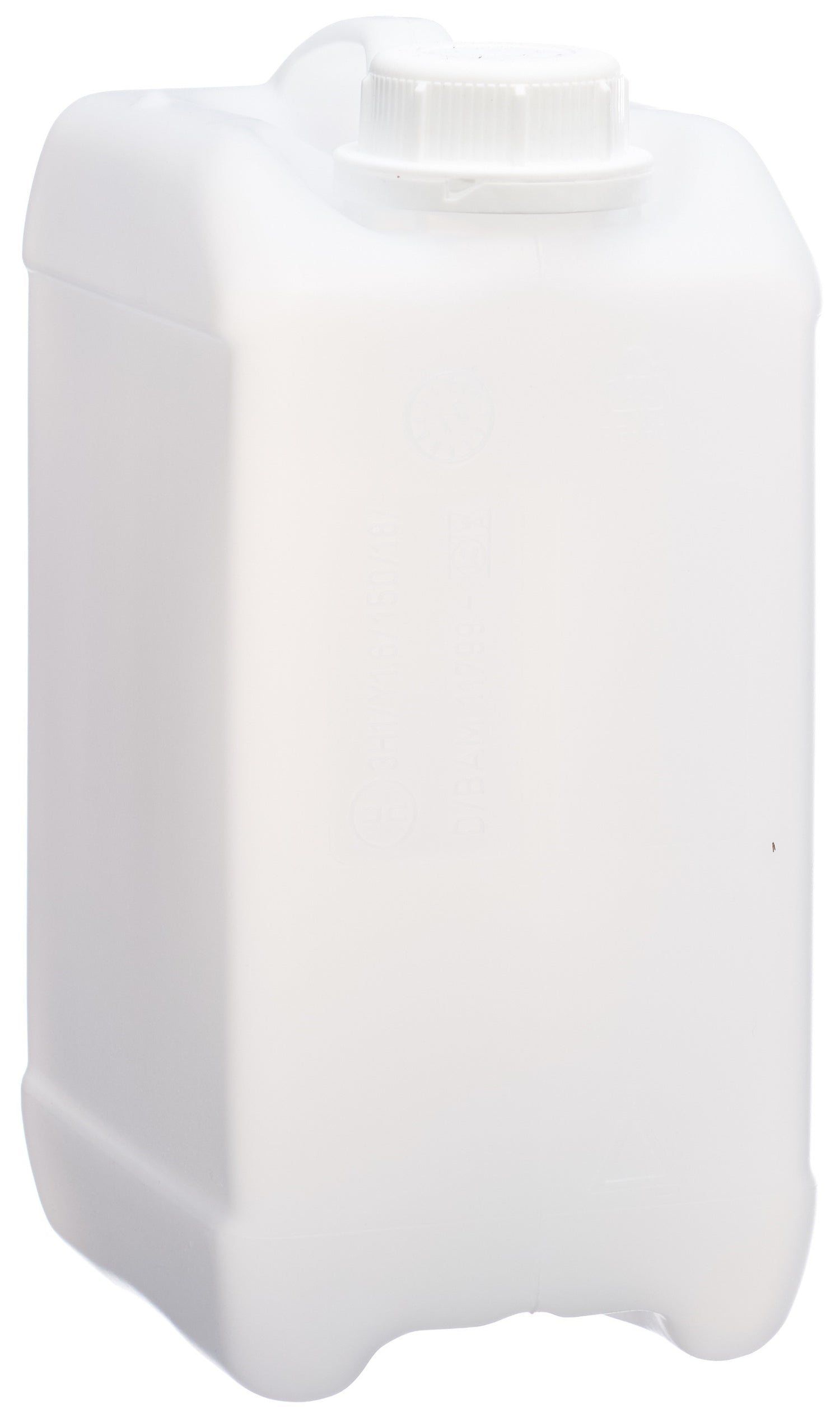 LOGO PLASTIC Bidon Carré PE Naturel 3 Litres | Stockage Sécurisé