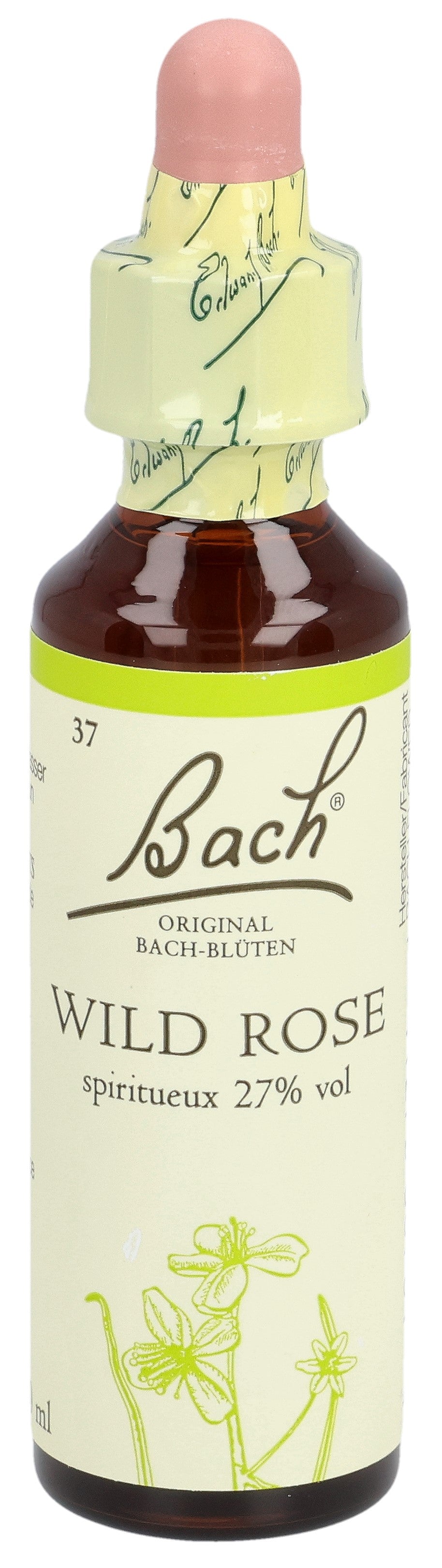Fleurs de Bach Original Wild Rose 37 20ml Équilibre Émotionnel | Soin