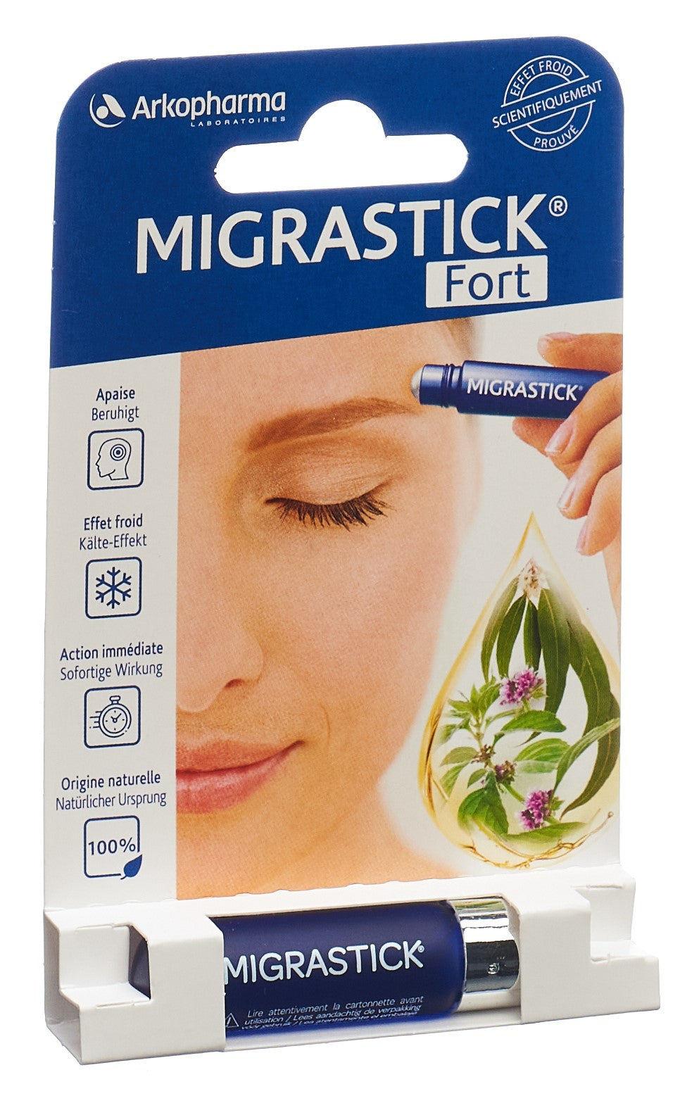 MIGRASTICK Roll-on Anti-Migraine 3 ml Soulagement Rapide
