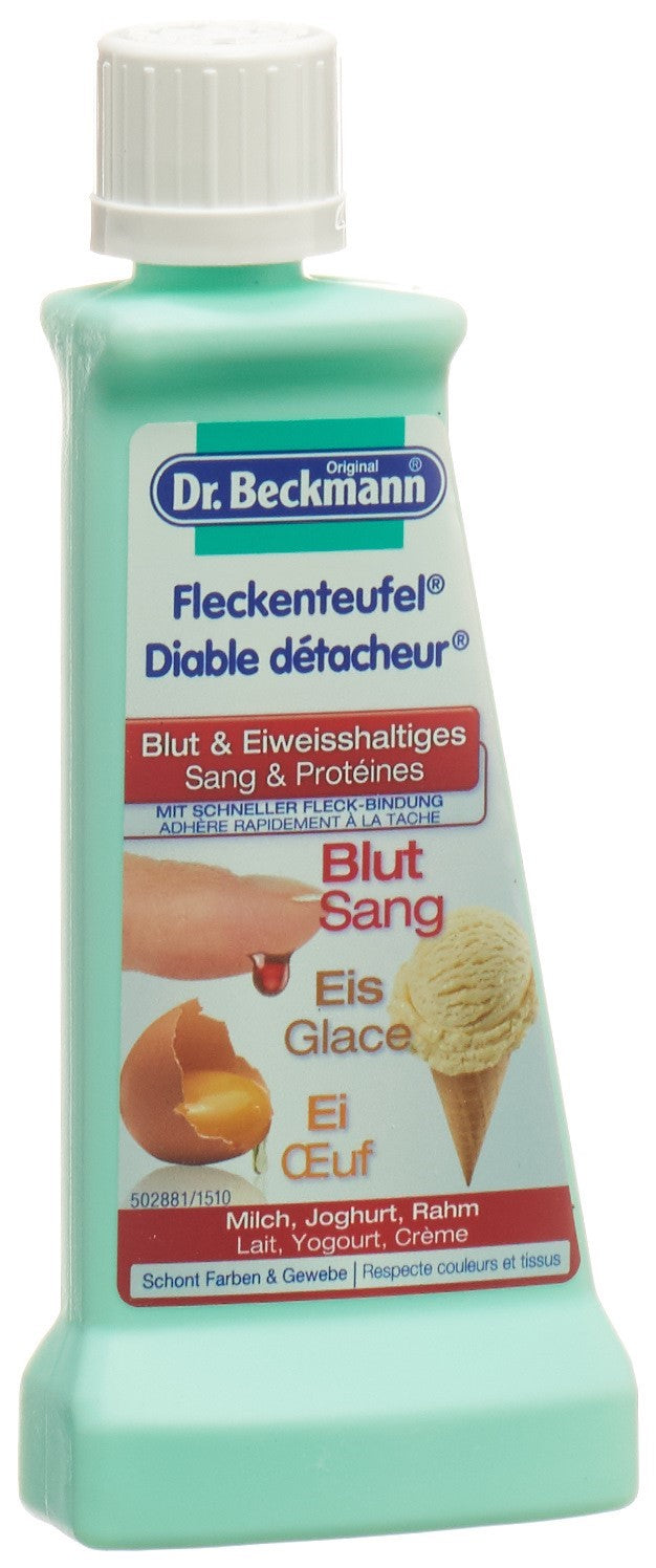 Dr. Beckmann Détacheur Sang &amp; Protéines 50 ml | Tache Difficile