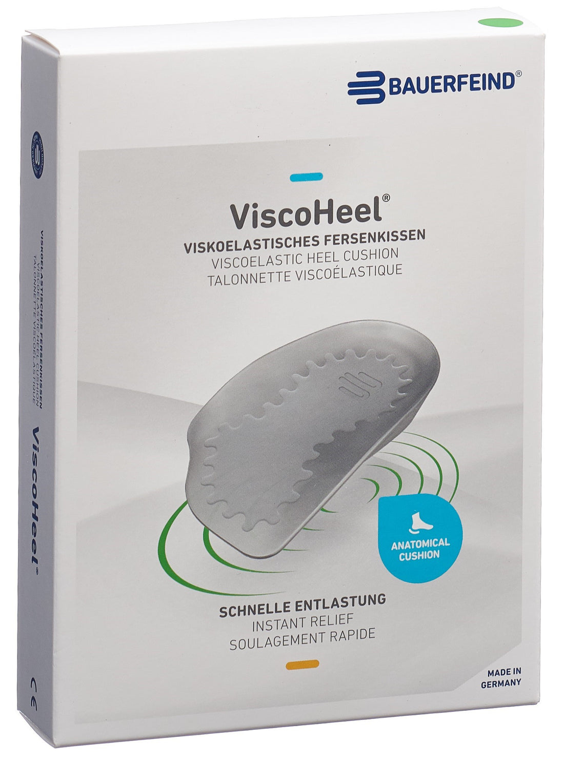 BAUERFEIND ViscoHeel Talonnettes Confort &amp; Soutien | 1 Paire Taille 3