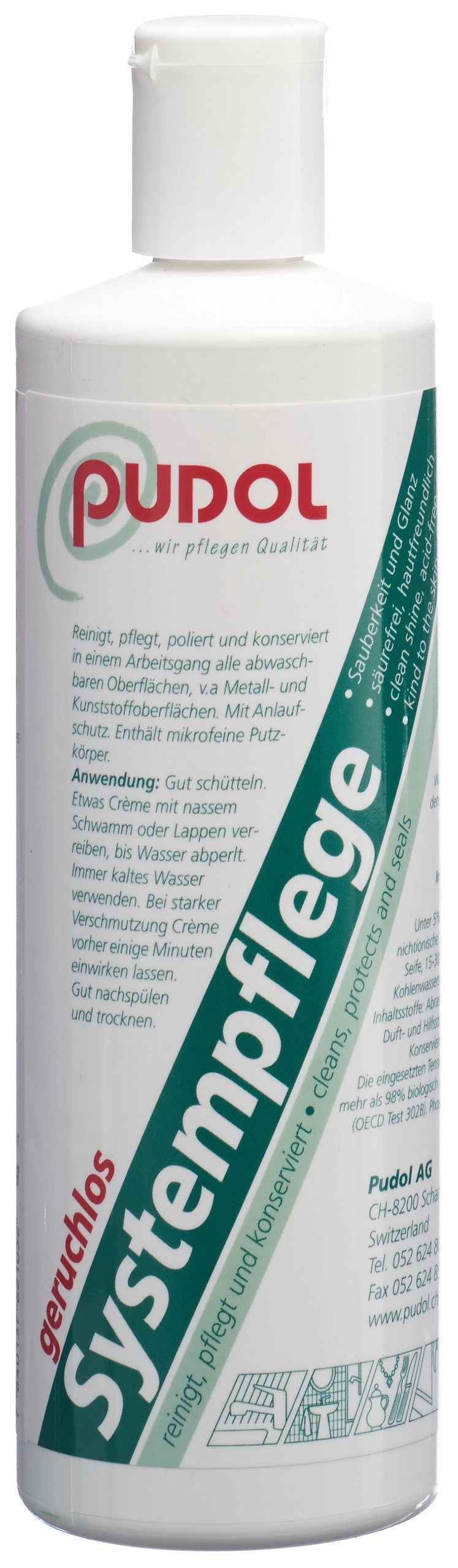 PUDOL Systempflege Geruchlos 400 g | Nettoyant Désinfectant Efficace