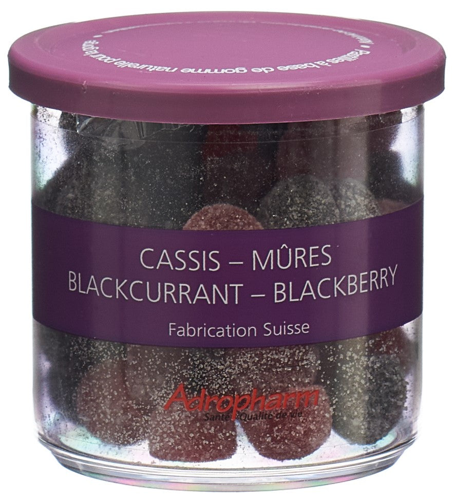 ADROPHARM cassis-mûres pastilles adoucissant 140 g