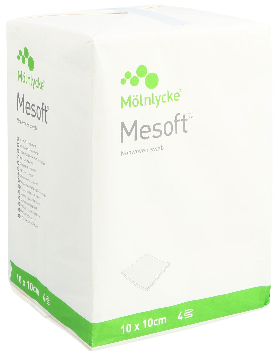 MESOFT Compresses Stériles 10x10cm | Lot de 100 Pièces