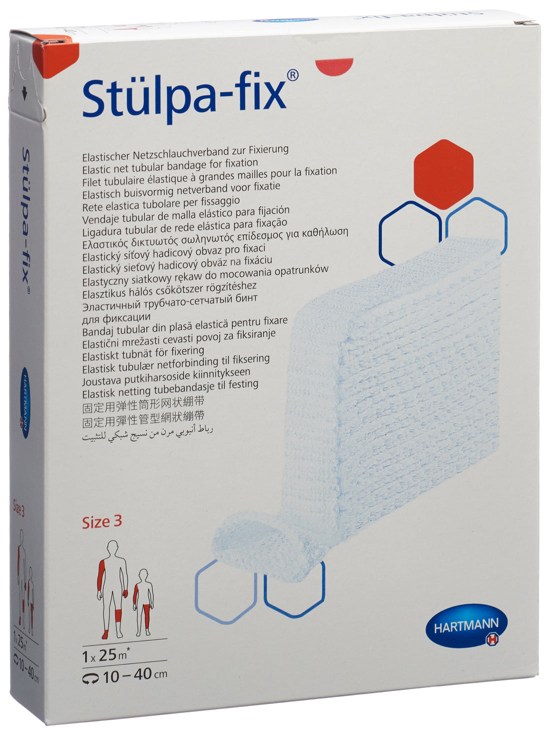 STÜLPA FIX Filet Tubulaire Gr. 3 | Soin Cicatrisant &amp; Protection | Rouleau 25m