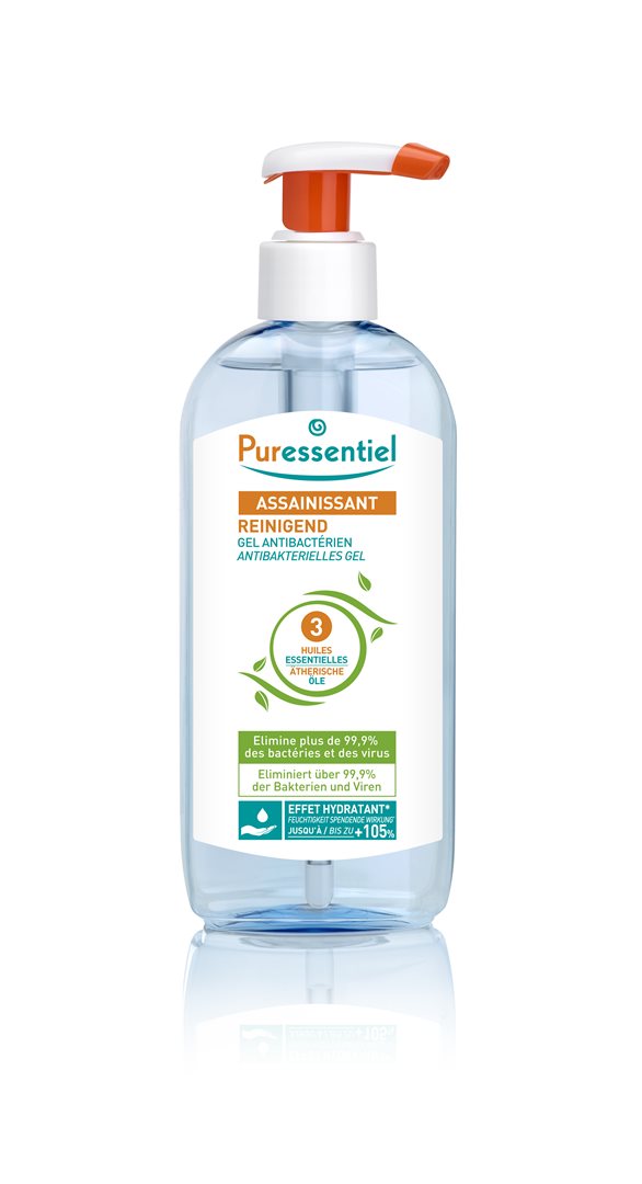Puressentiel Gel Antibactérien Mains 250 ml | Assainissant &amp; Pratique