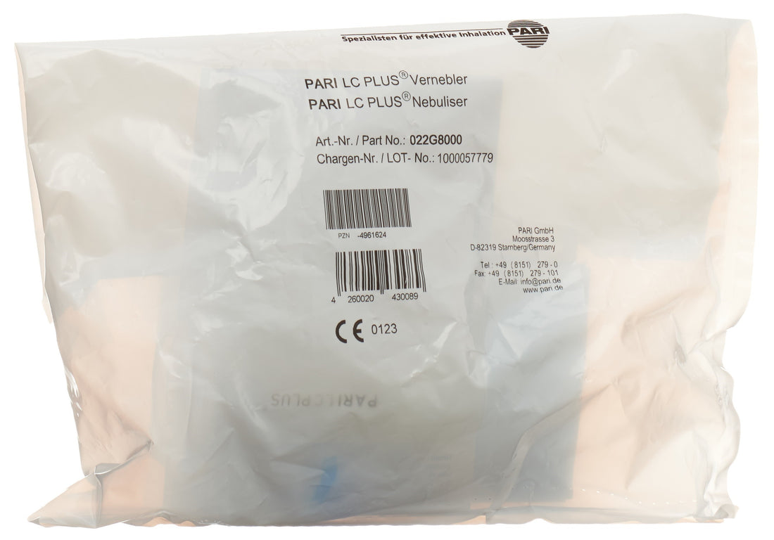 PARI LC PLUS Nébuliseur sans tube pour inhalation | Dispositif médical