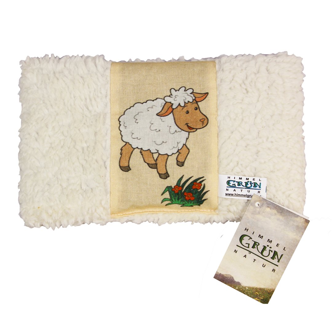 HIMMELGRÜN Coussin Pépin de Raisin Mouton 18x14cm Douceur Apaisante | Chaleur Naturelle