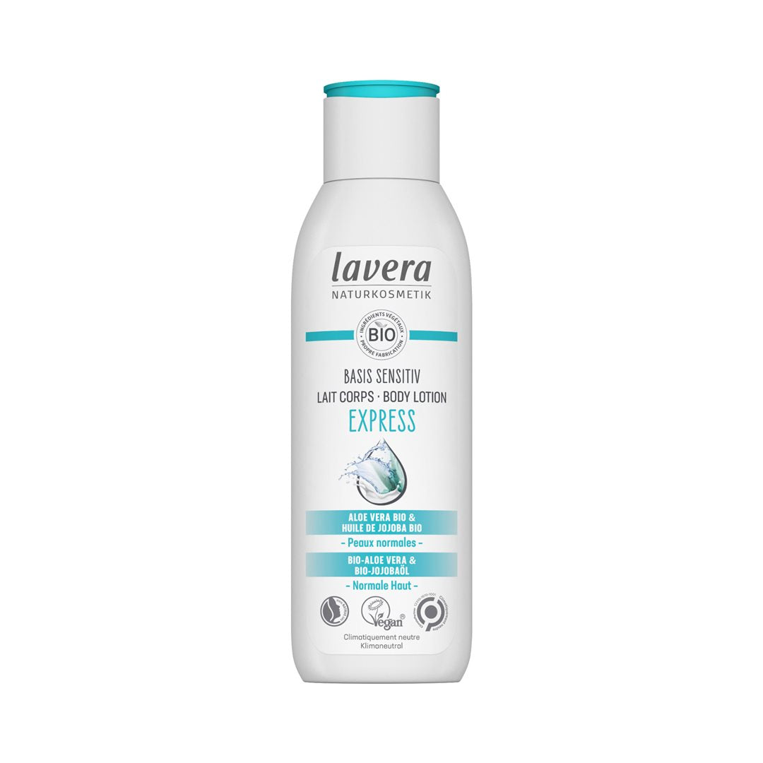 LAVERA Basis Sensitiv Lait Corps Aloe Vera &amp; Jojoba 250 ml