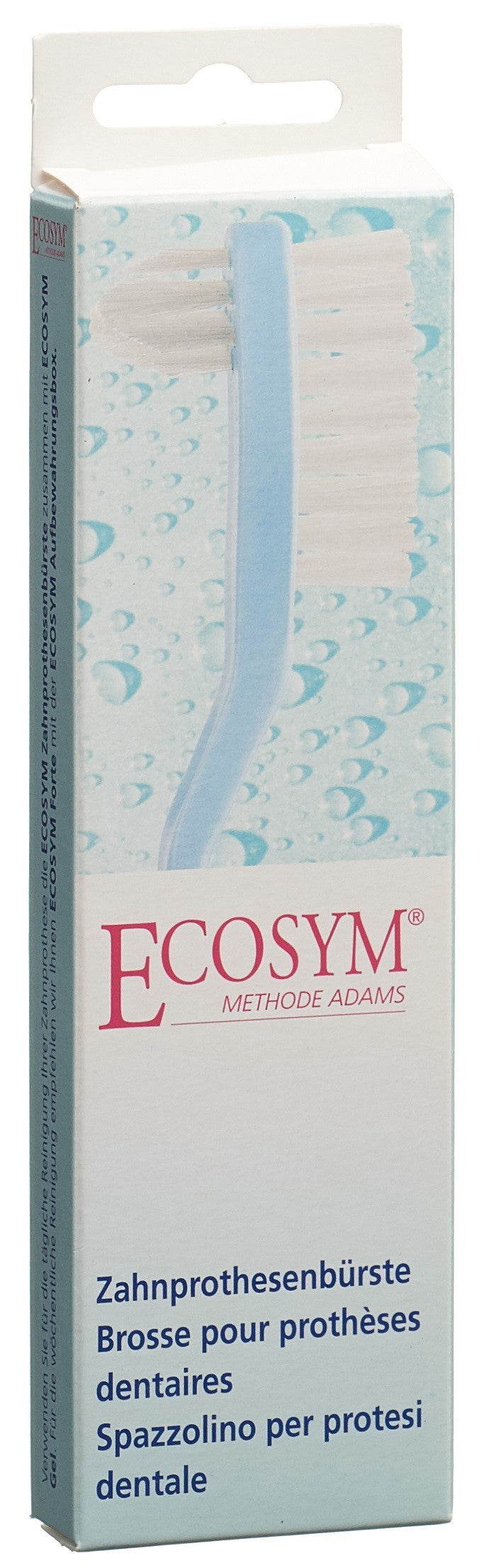 ECOSYM Brosse Nettoyante Prothèses Dentaires Hygiène Complète | 1 Unité
