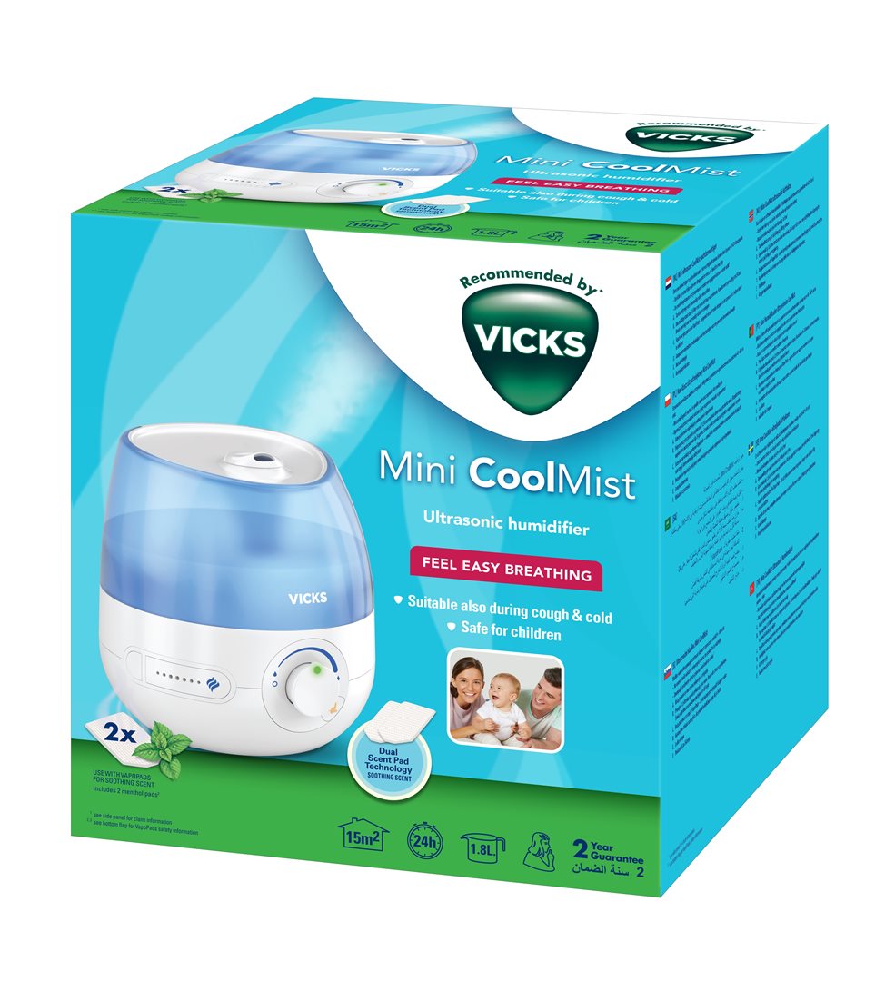 VICKS Mini Cool Mist humidi ultrasons VUL525E