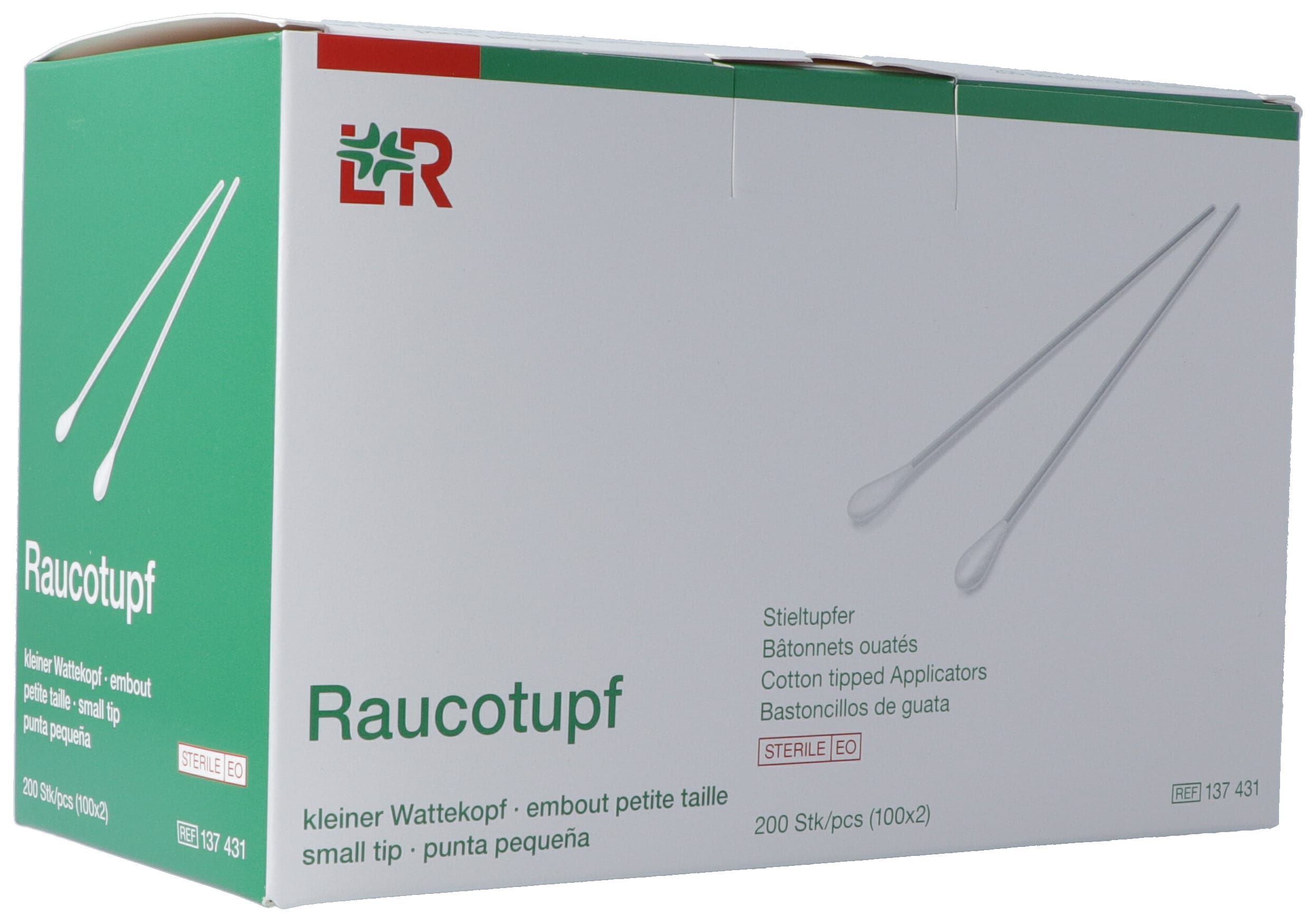 RaucoTupf Bâtonnets Coton Bois 15cm Hygiène &amp; Soins | Lot 200 Pièces