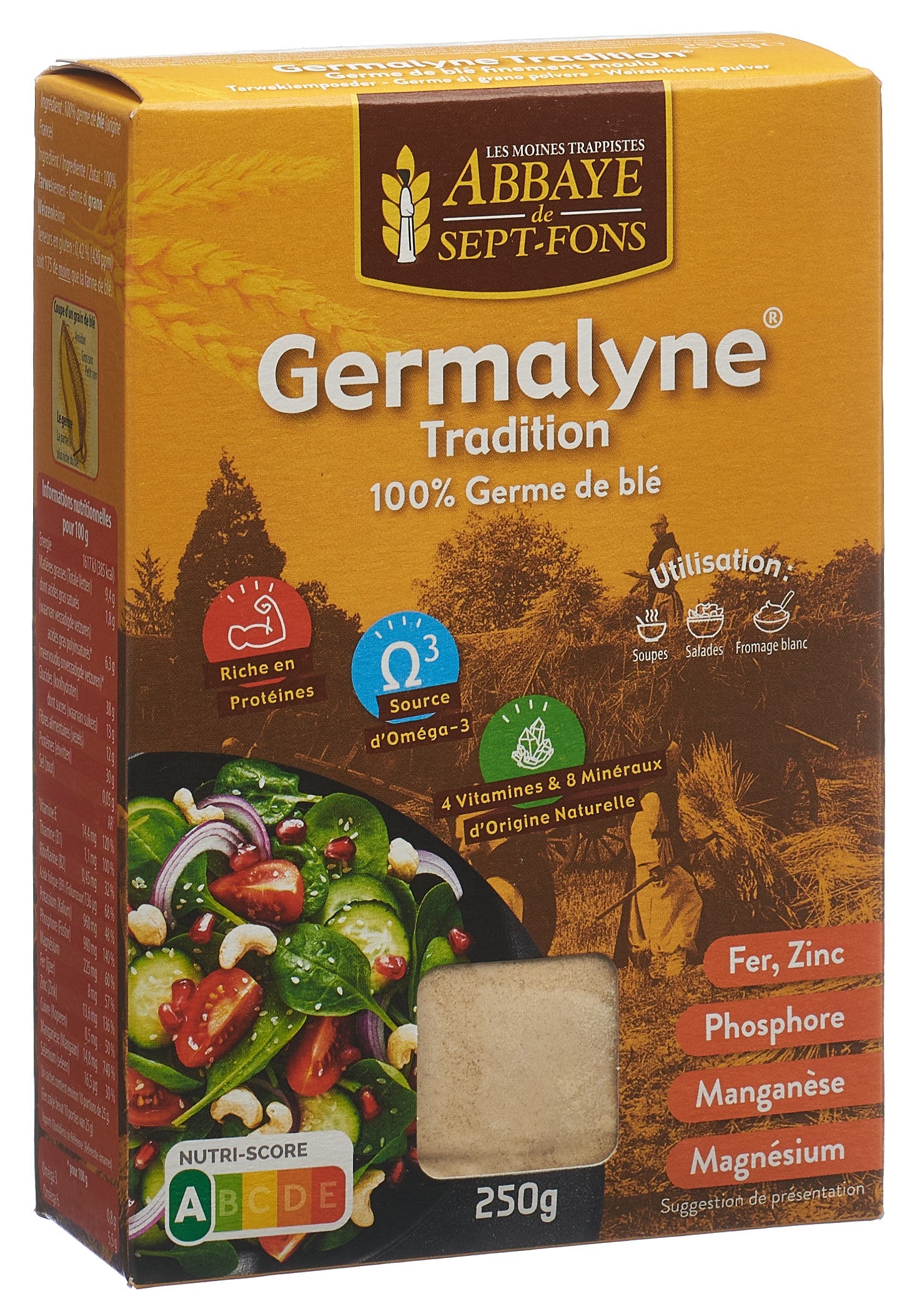 GERMALYNE Poudre 250 g | Soin Apaisant et Réparateur