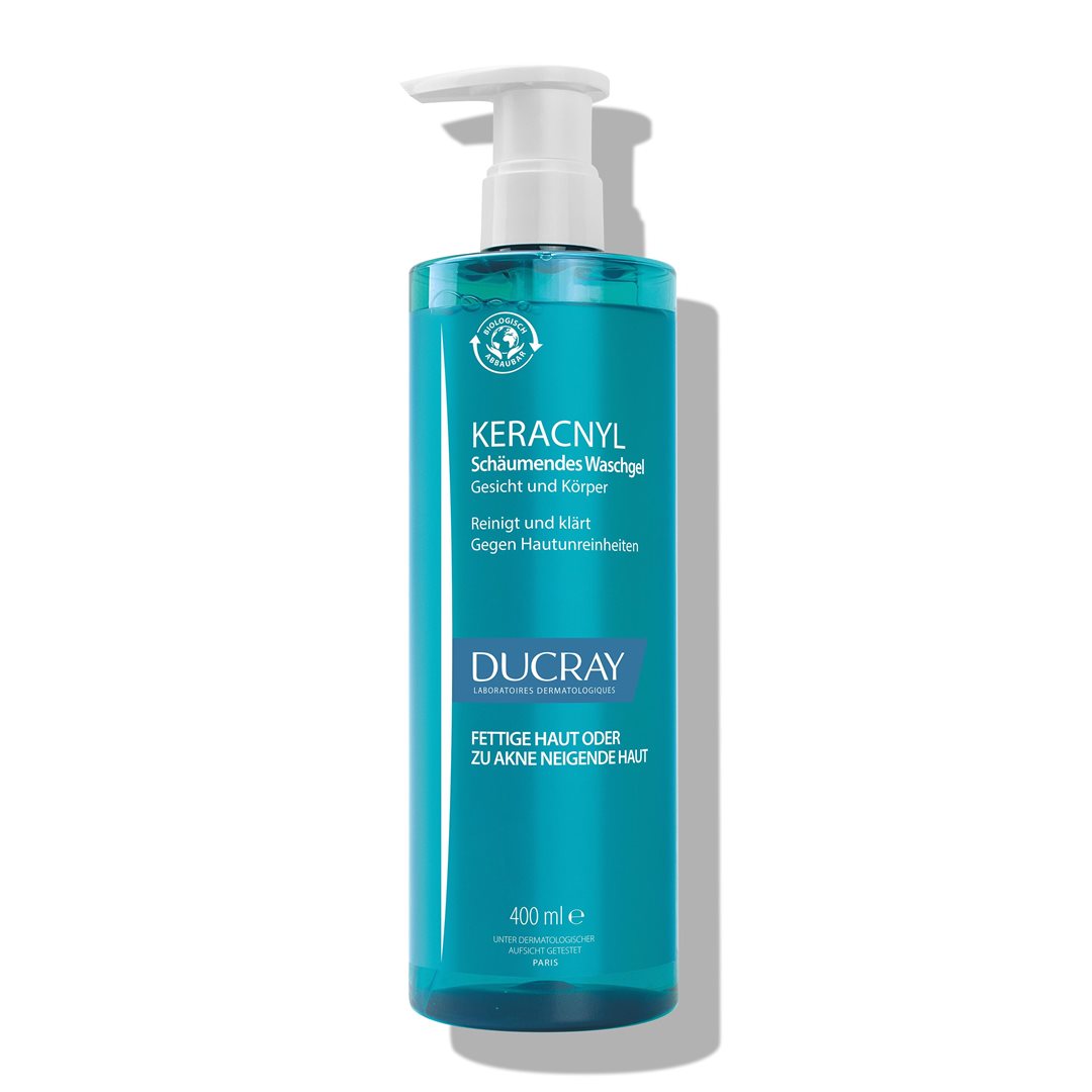 DUCRAY Keracnyl Gel Moussant Nettoyant Anti-Imperfections 400 ml
