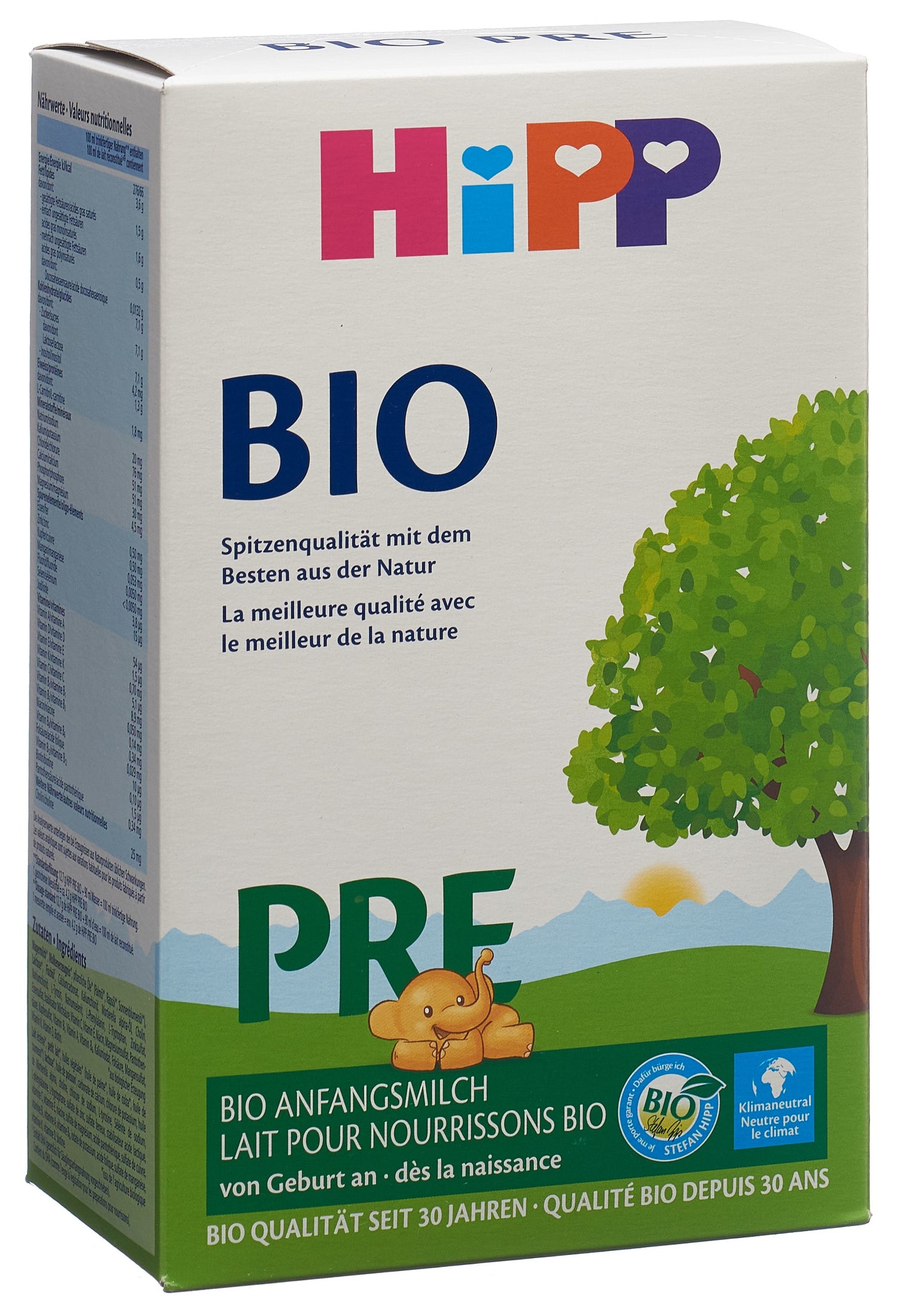 HIPP Lait Nourrissons Bio Pre 600g | Développement Serein
