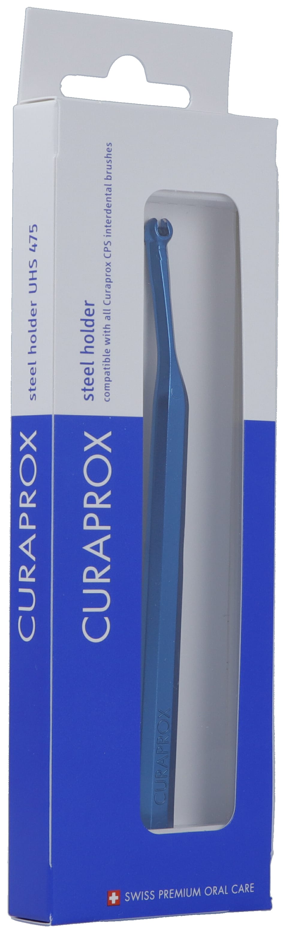 CURAPROX Brosse à Dents Manuelle UHS 475 Manche Acier Bleu Douceur Ultime | Soin Buccal Efficace